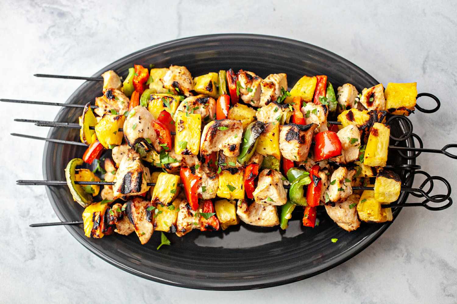 Chicken and Pineapple Kabobs Recipe Image