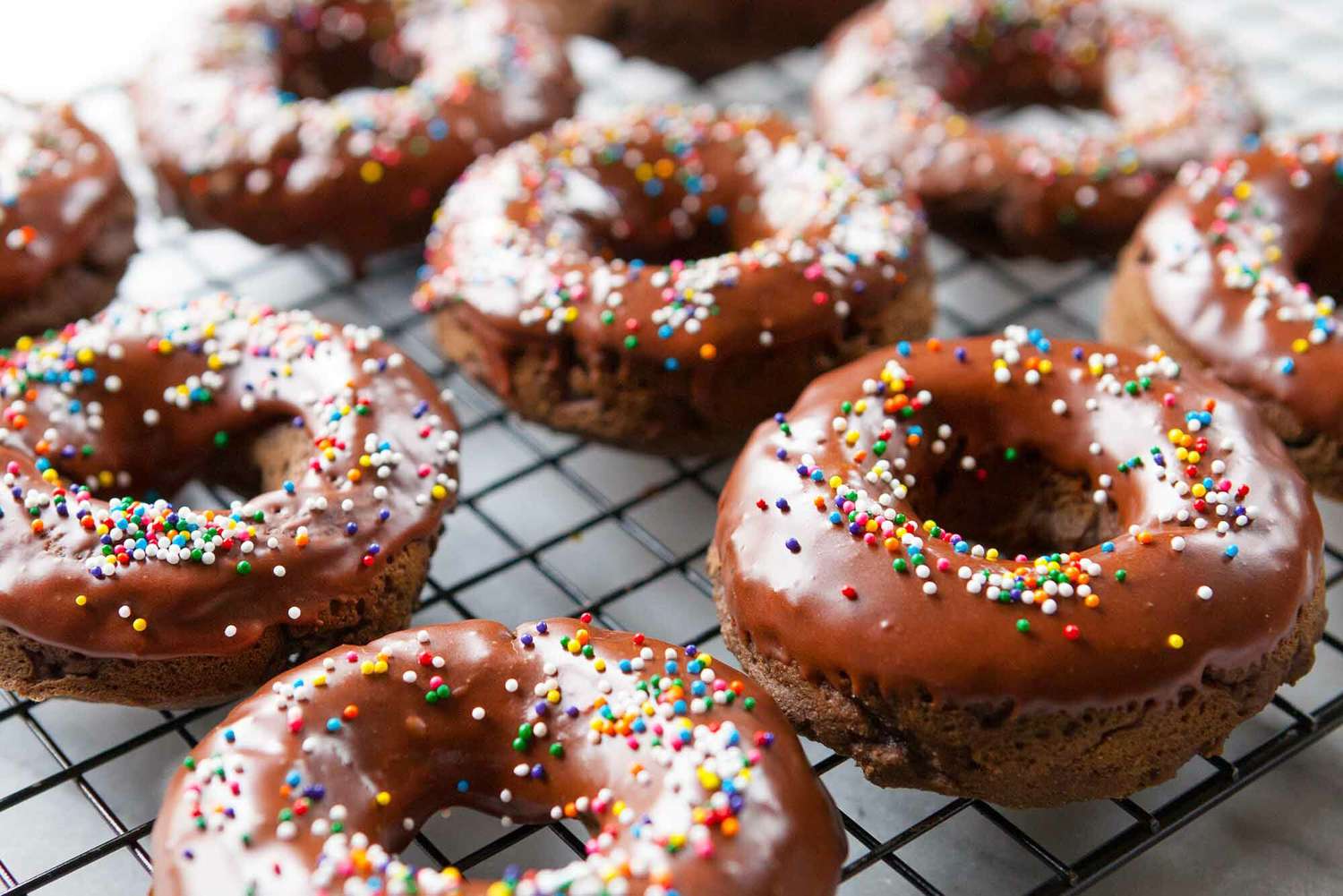 Gluten-Free Chocolate Cake Donuts Recipe Image