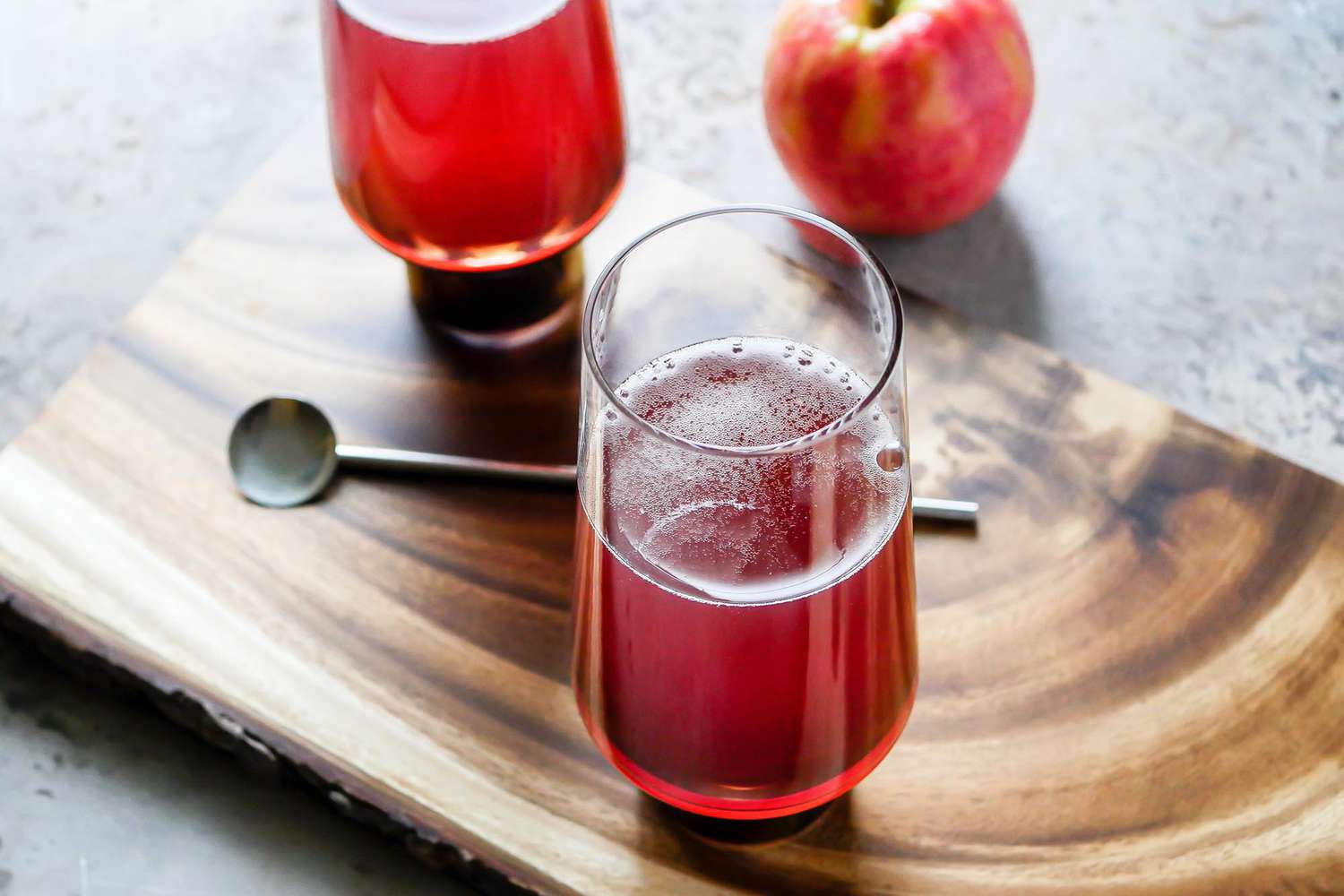 Pomegranate Mimosa with Hard Cider Recipe Image