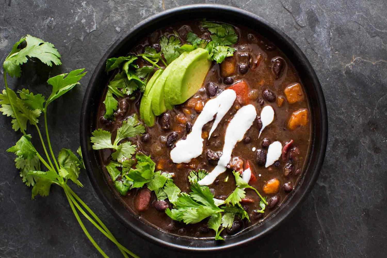 Black Bean Soup {Hearty and Healthy} Image