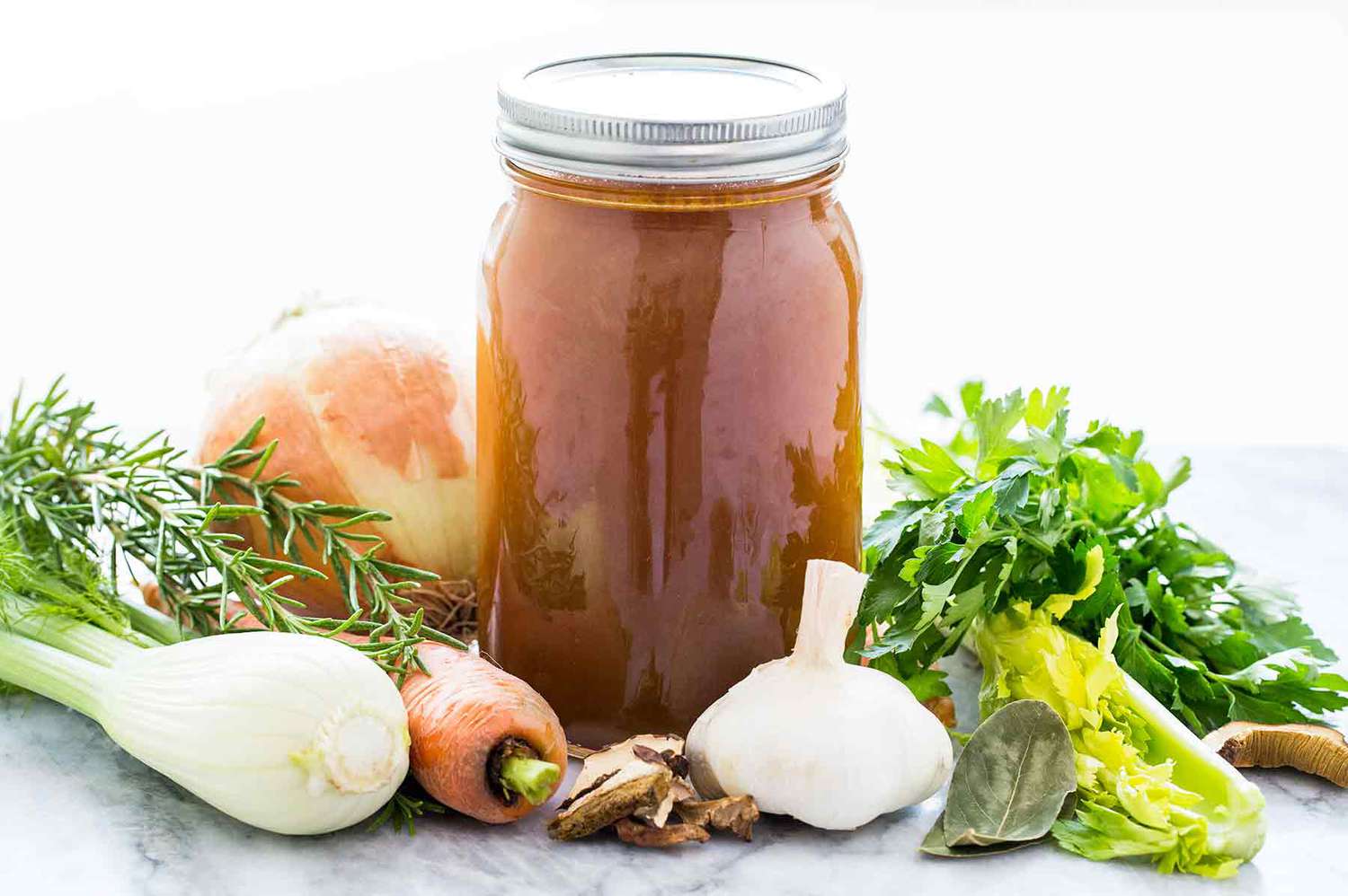 How to Make Vegetable Stock Image