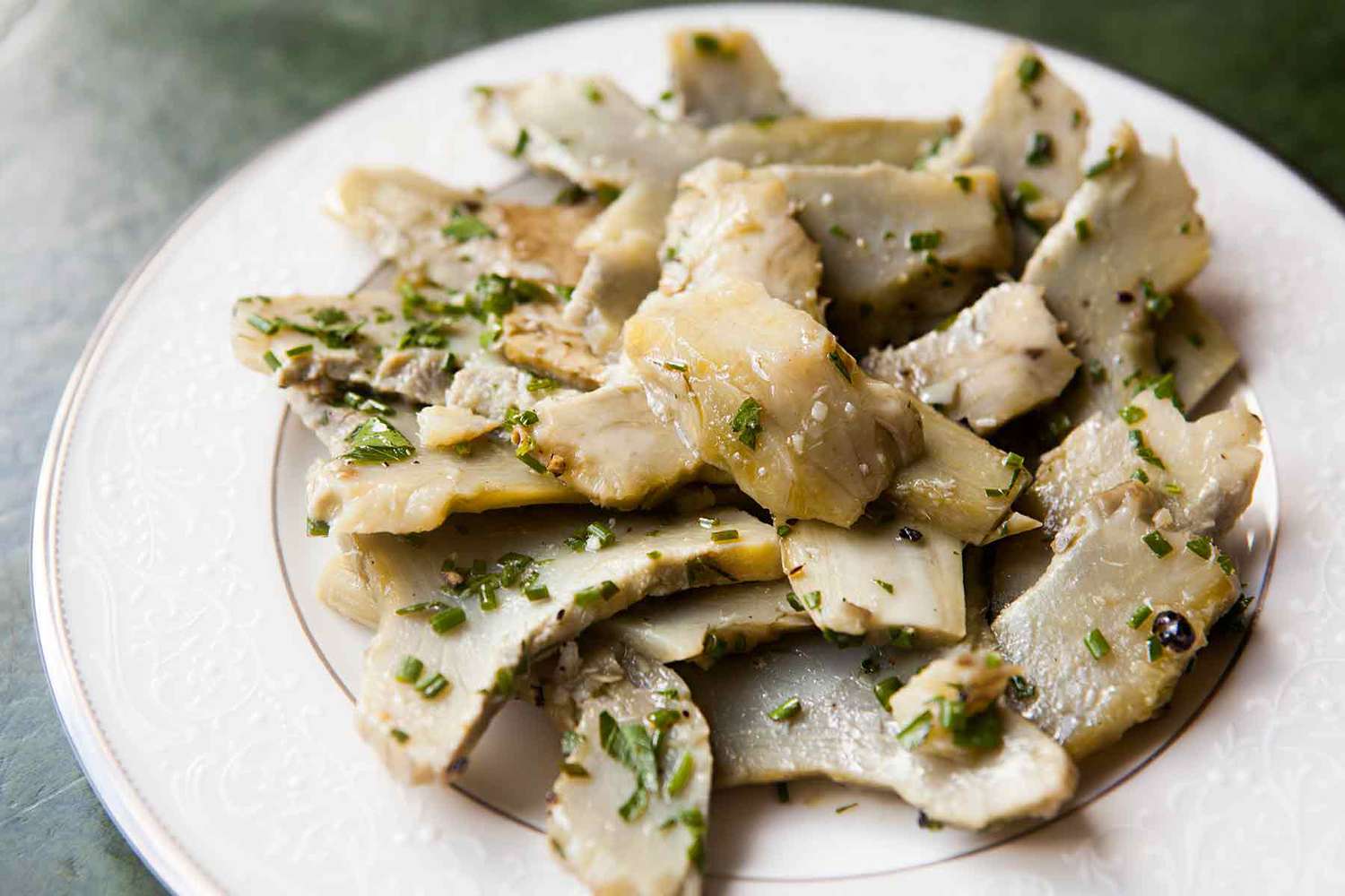 Oil-Poached Artichoke Heart Salad Recipe Image