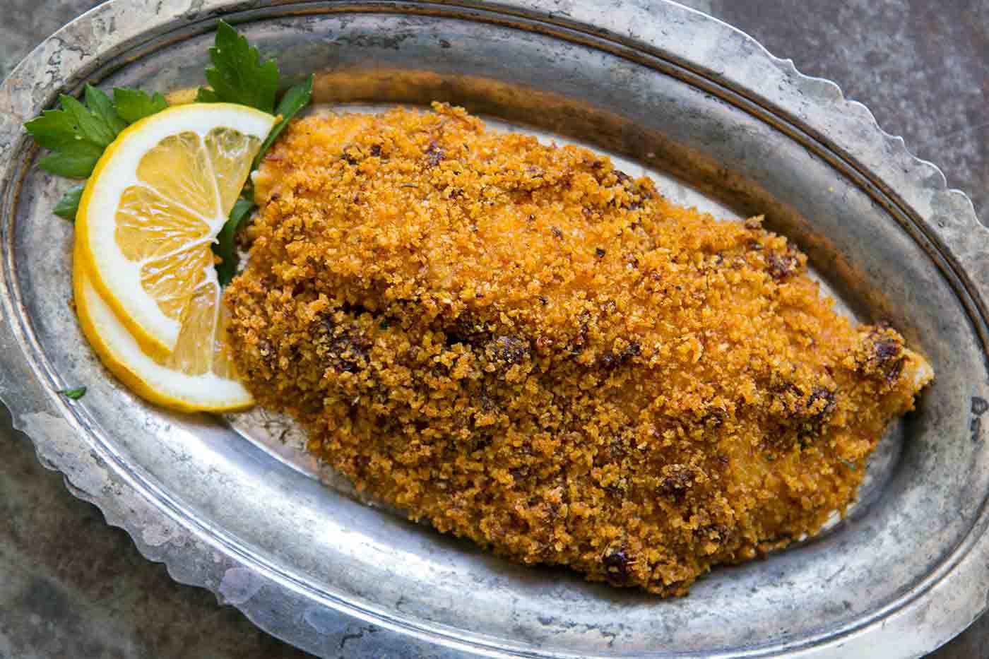 Baked Tilapia with Sun-dried Tomato Parmesan Crust Recipe Image