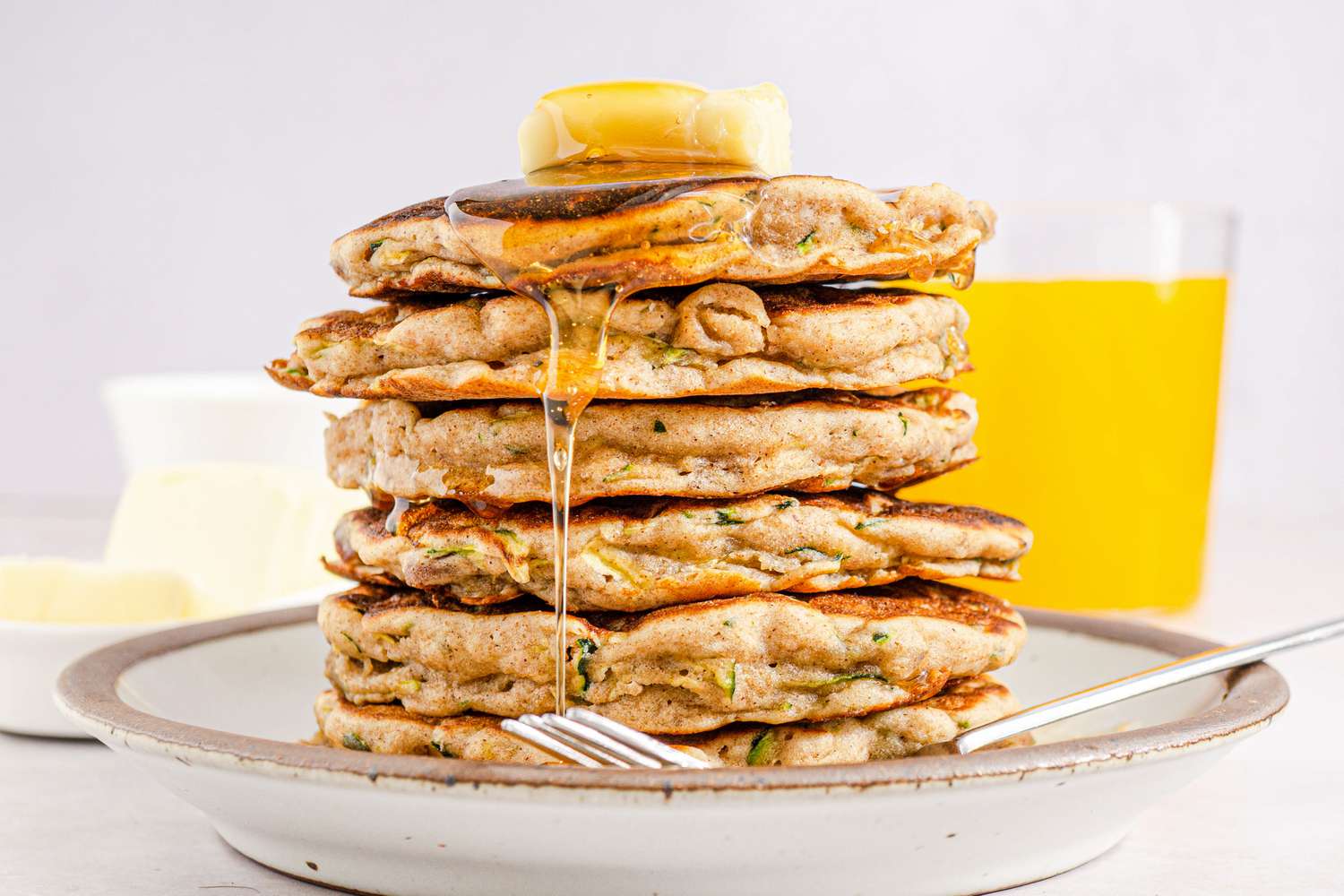 Zucchini Walnut Pancakes Recipe Image
