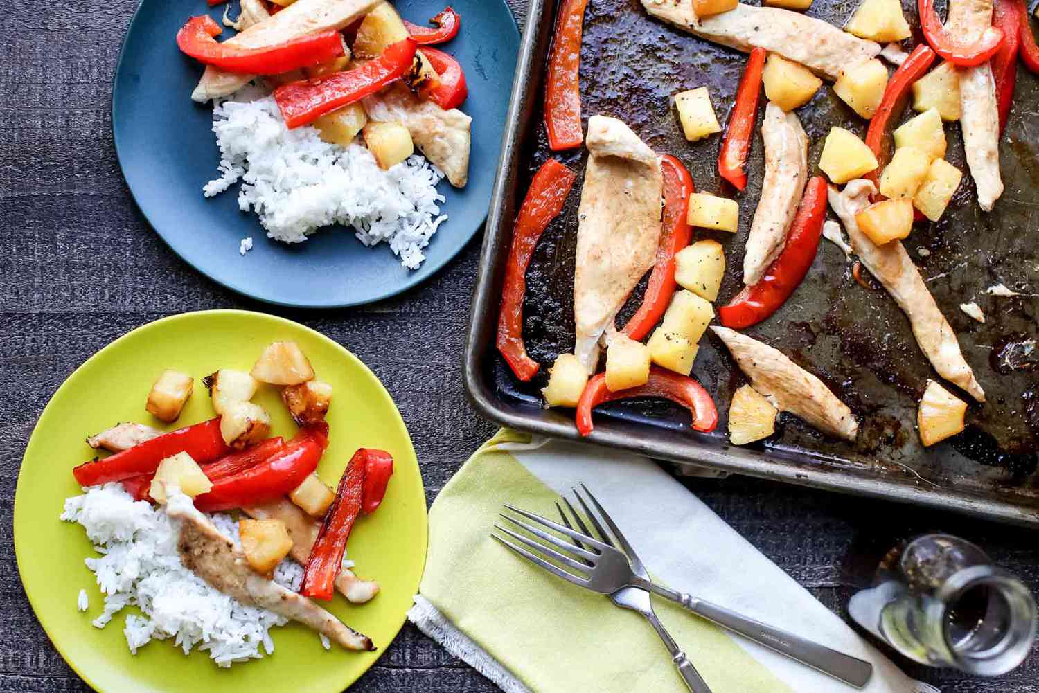 Sheet Pan Hawaiian Chicken Image