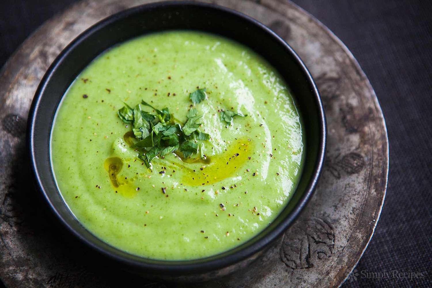 Parsnip Soup with Leeks and Parsley Recipe Image