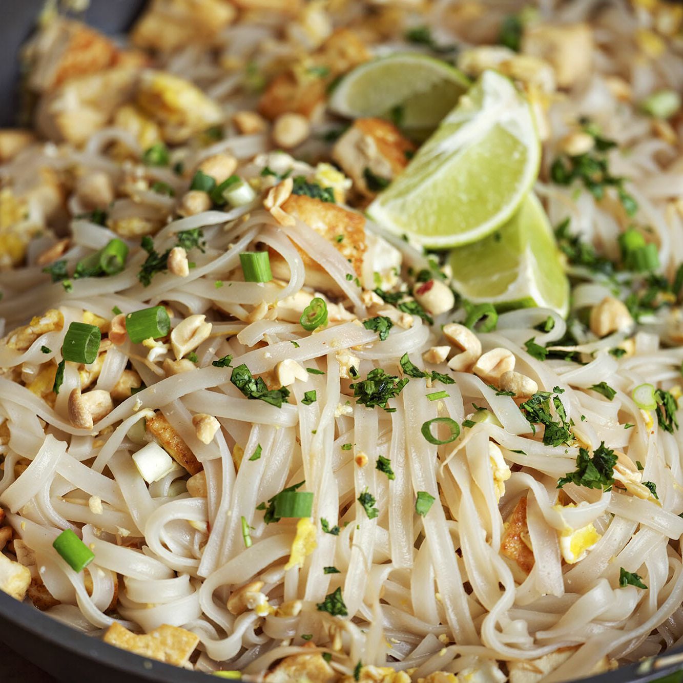 Vegetarian Pad Thai with Tofu Recipe Image