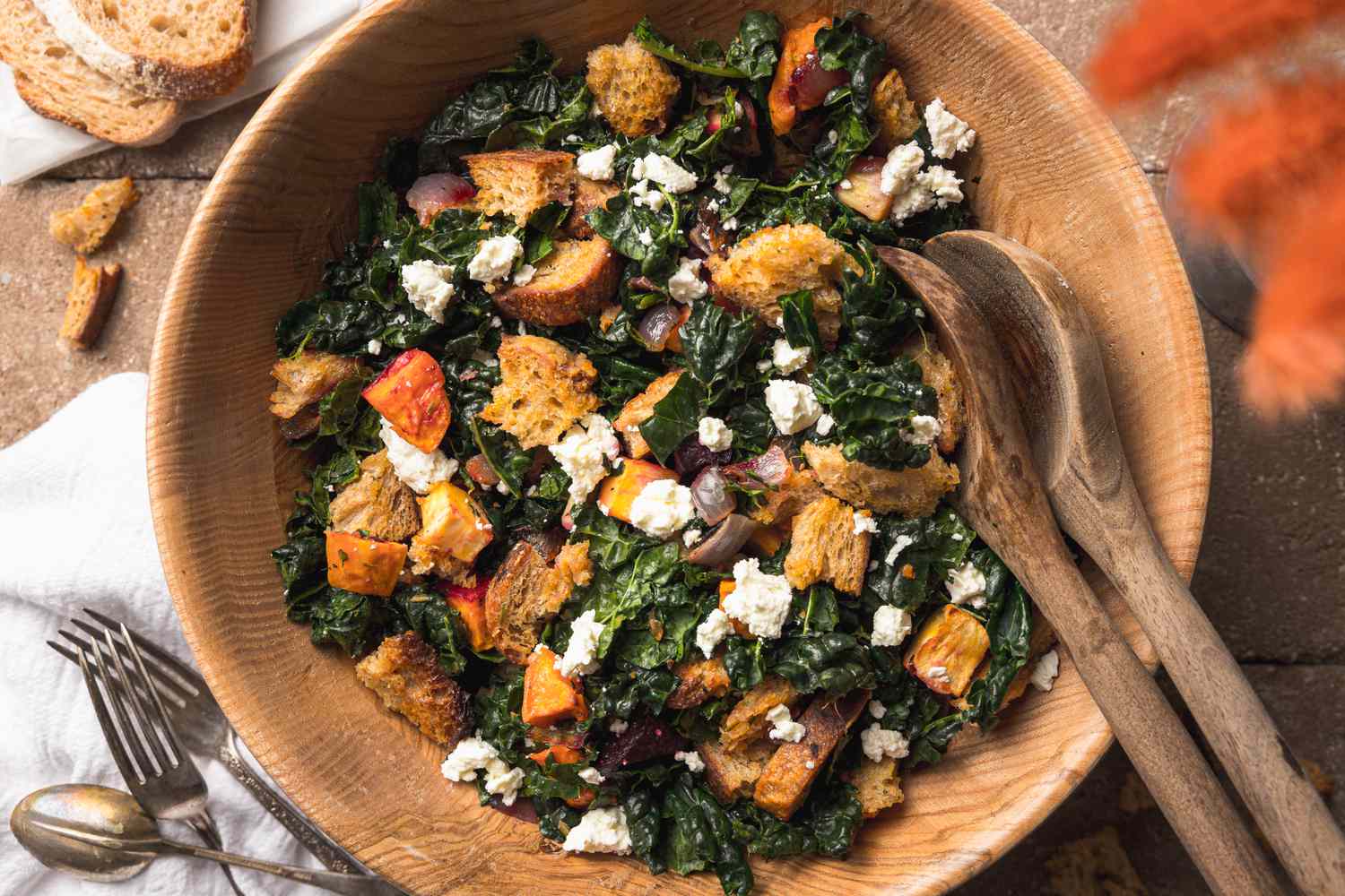 Roasted Root Vegetable Panzanella Recipe Image