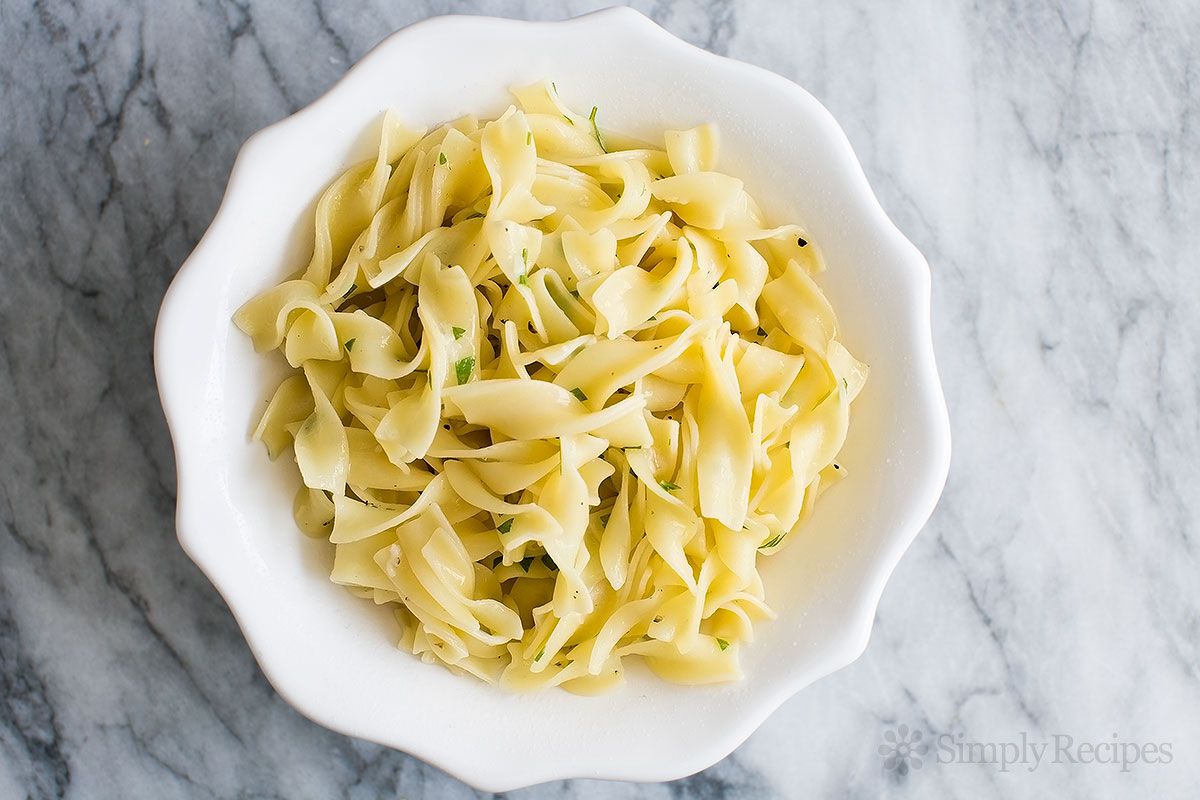 Easy Buttered Noodles Recipe Image