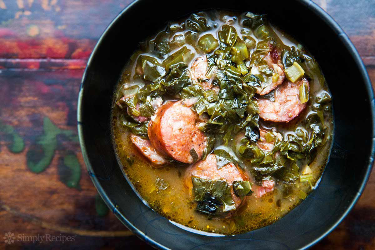 Green Gumbo Recipe, Gumbo Z'herbes Image
