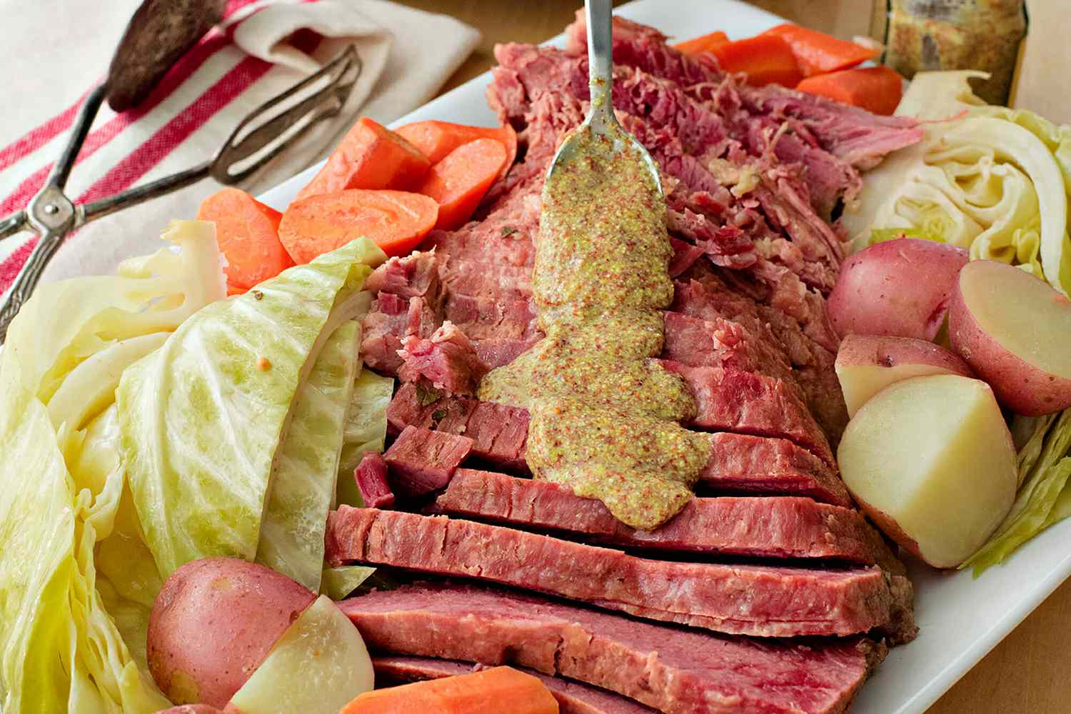 Slow Cooker Corned Beef and Cabbage Recipe Image