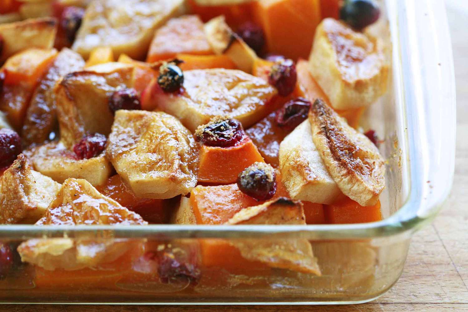 Butternut Squash Apple Cranberry Bake Recipe Image