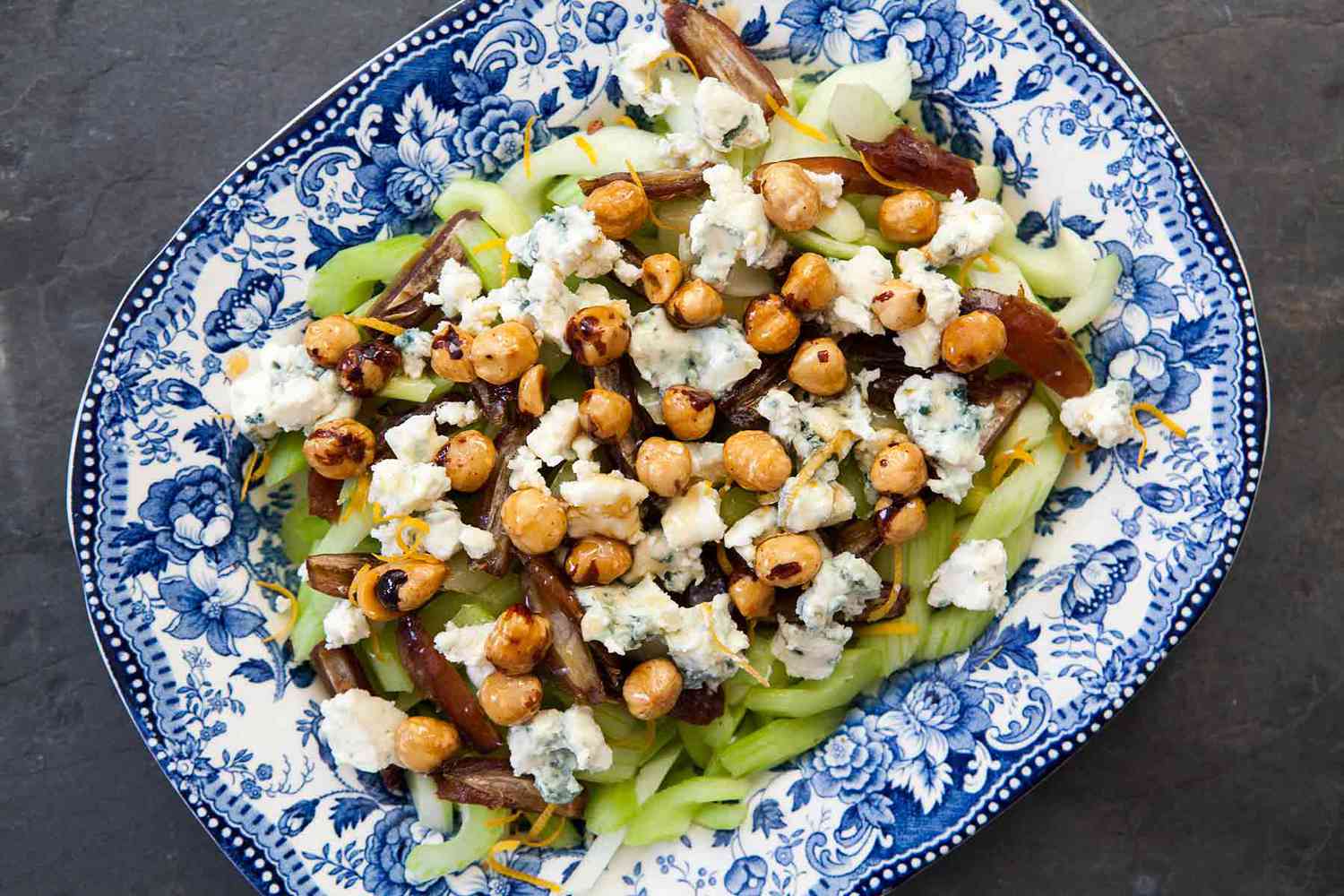 Celery, Blue Cheese and Hazelnut Salad Recipe Image