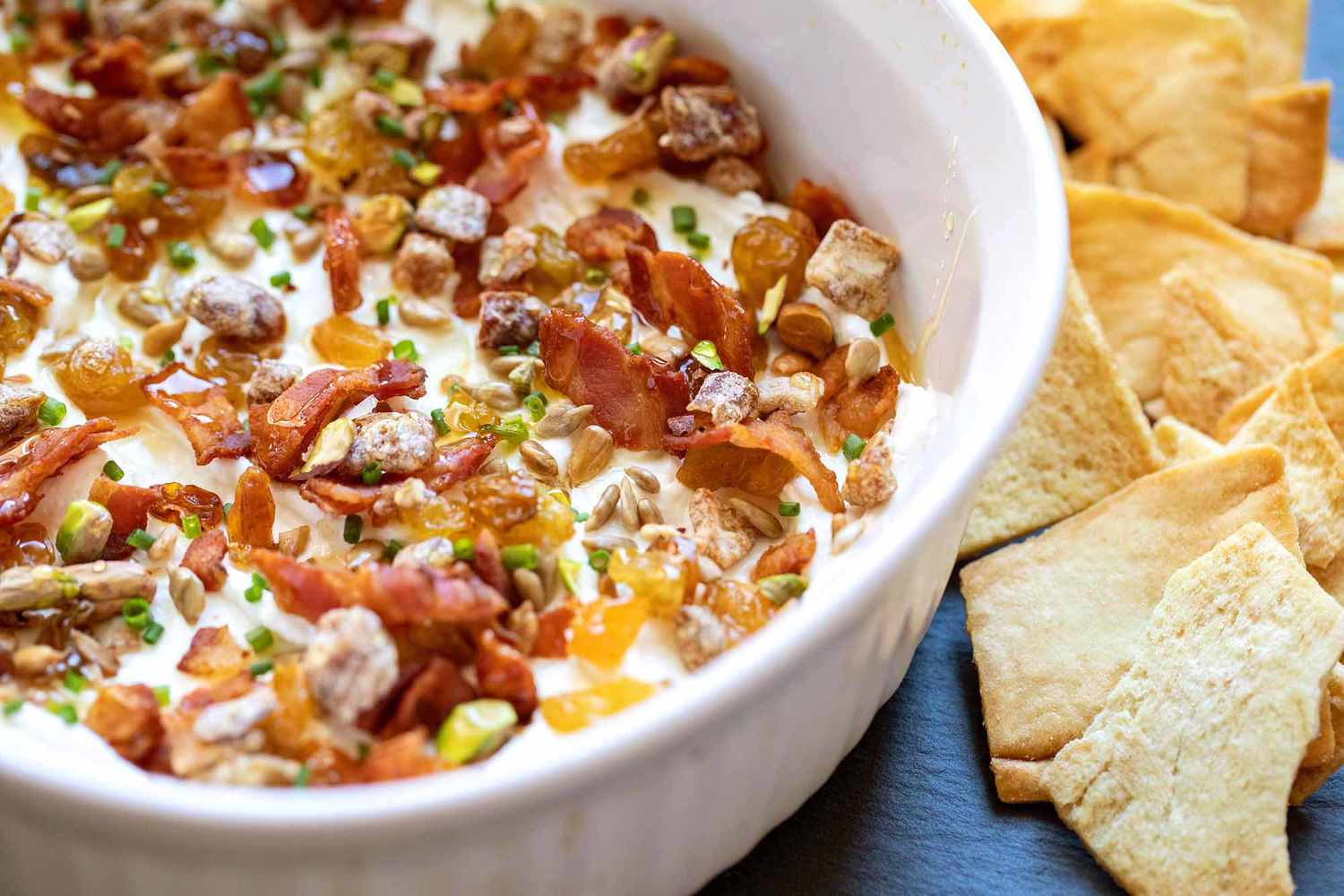 Whipped Goat Cheese 7-Layer Dip Recipe Image