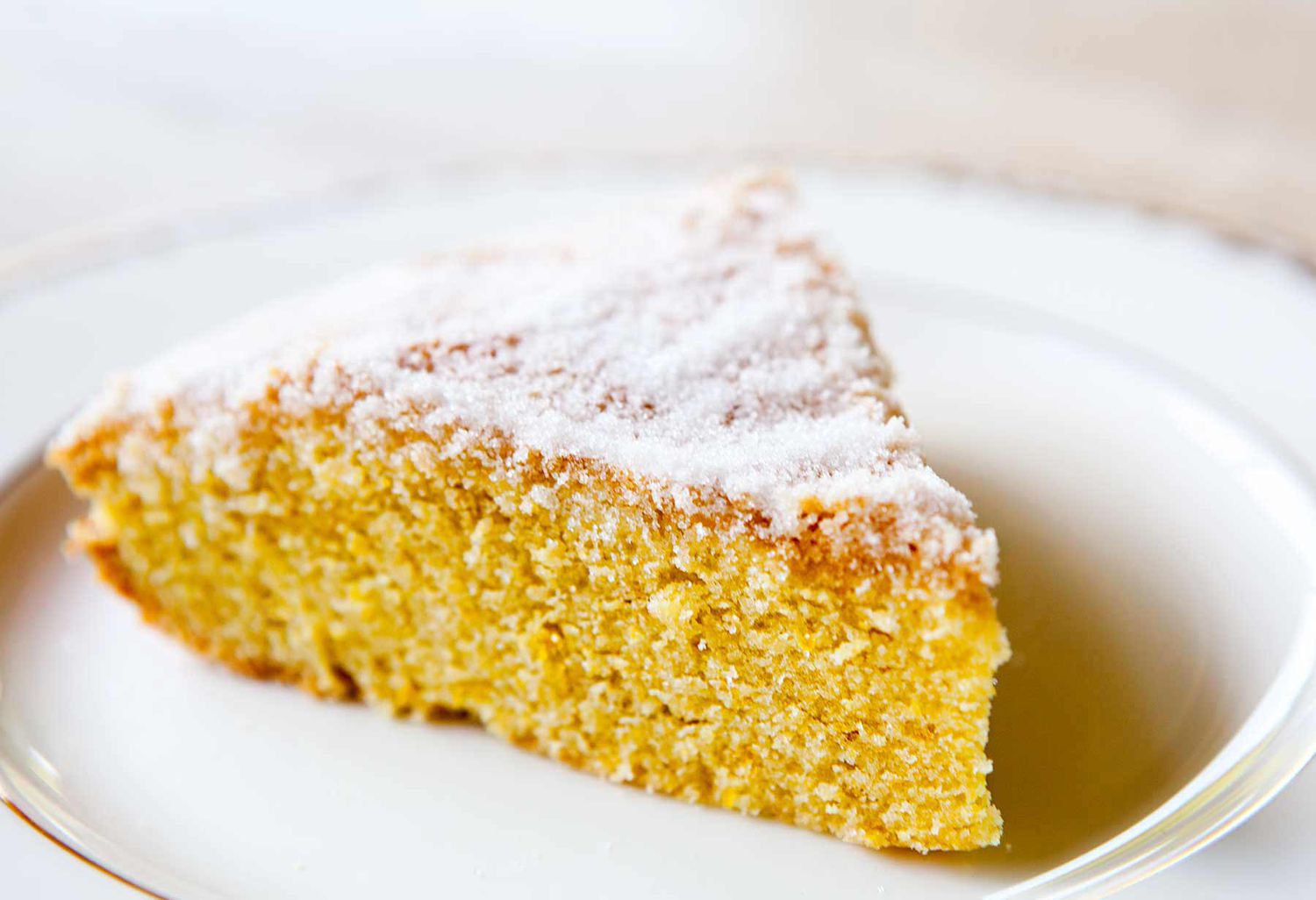 Orange Cornmeal Cake Recipe Image