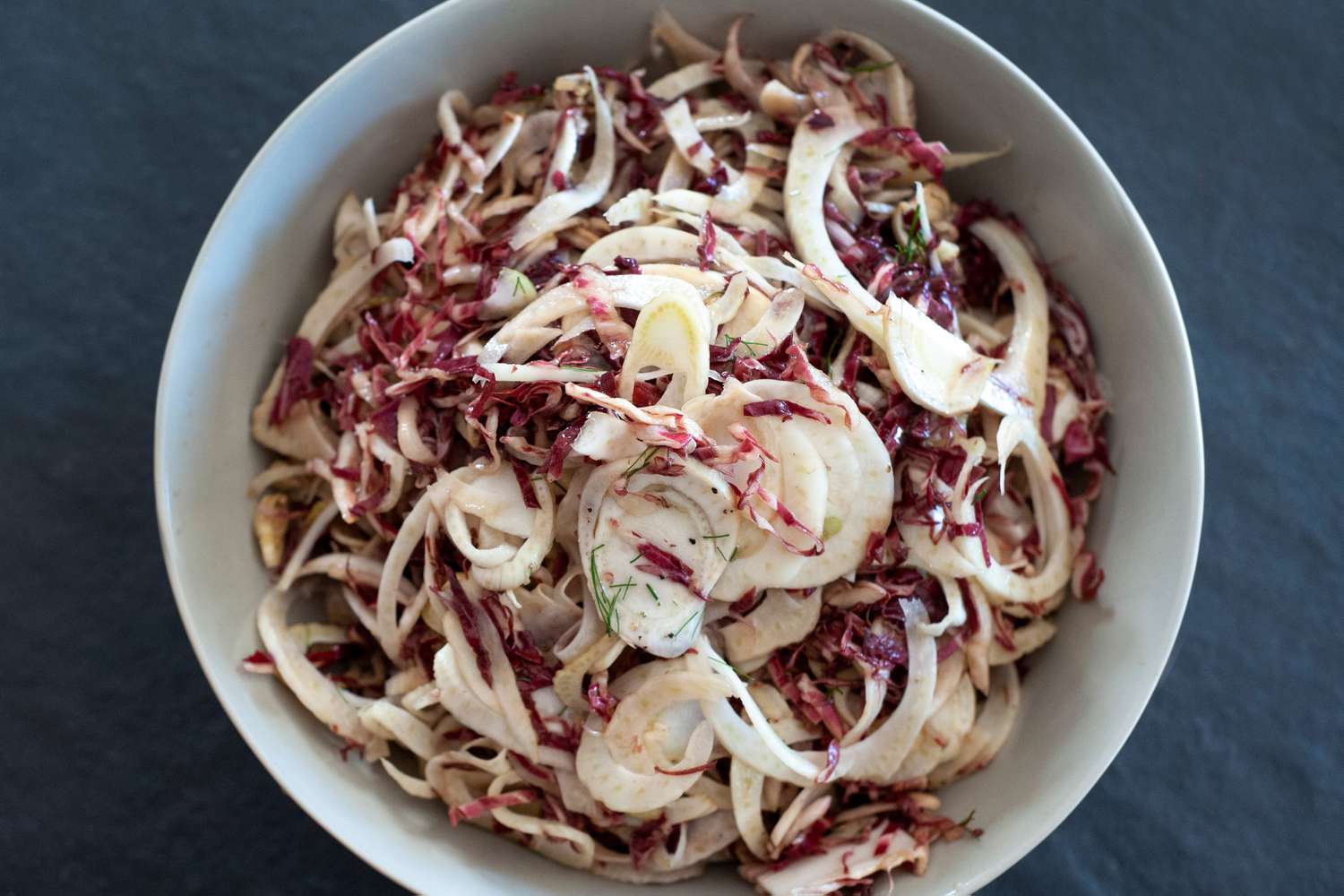 Fennel Radicchio Slaw Recipe Image