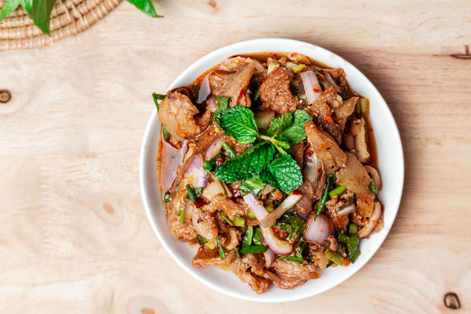 Thai Waterfall Beef Salad Recipe Image