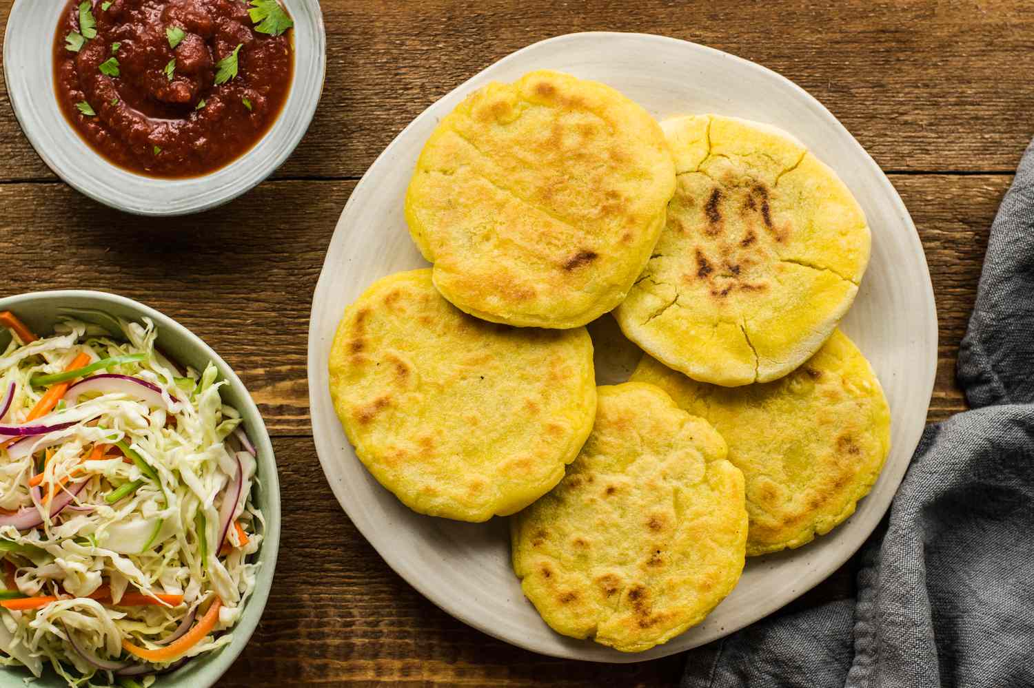 Pupusas: Stuffed Corn Tortillas Recipe Image