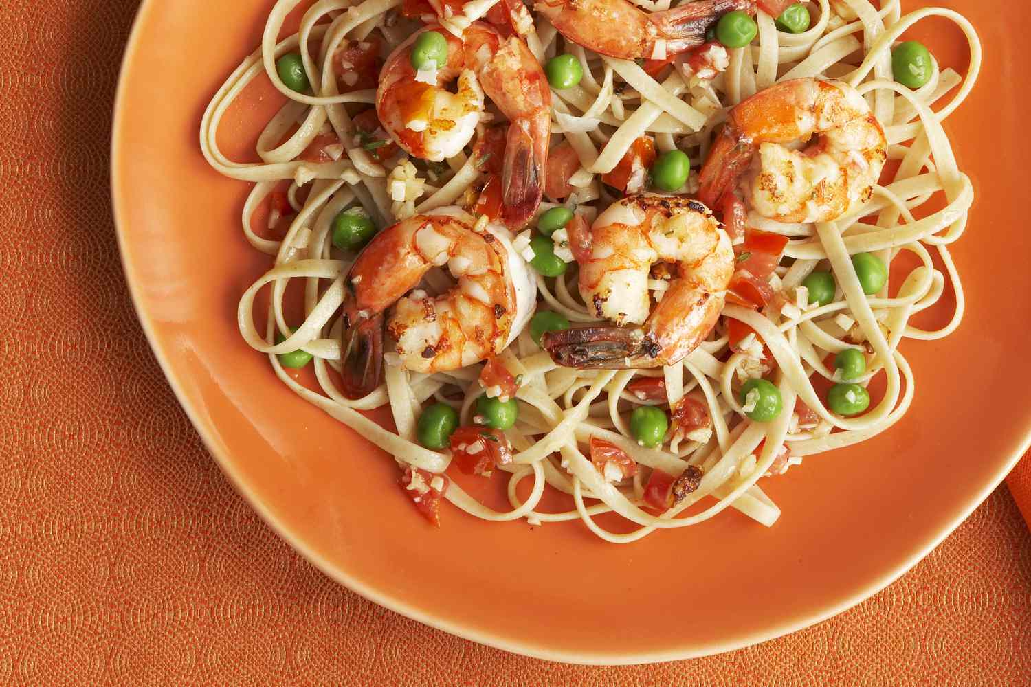 Shrimp and Linguine Bake With Mozzarella Cheese Recipe Image