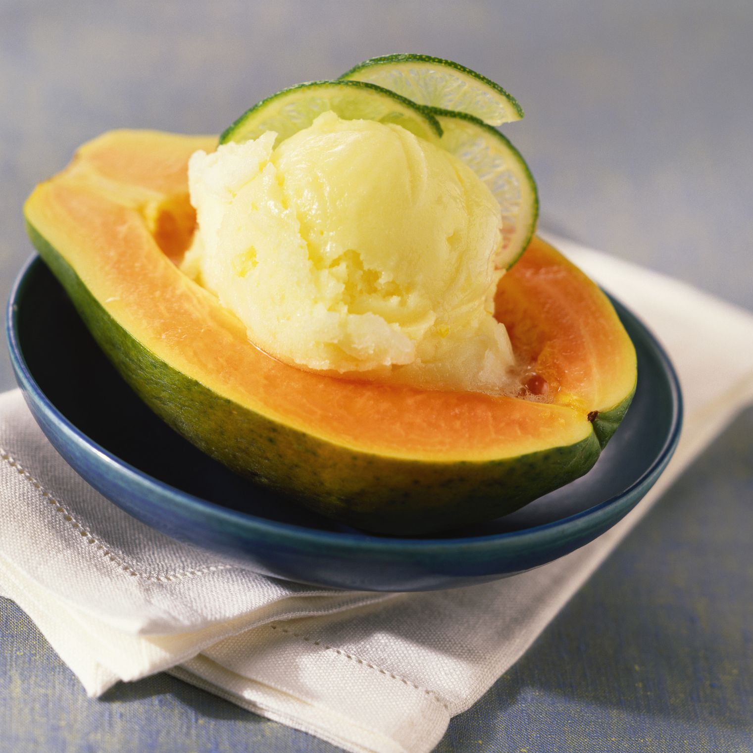 Papaya Ice Cream Recipe Image