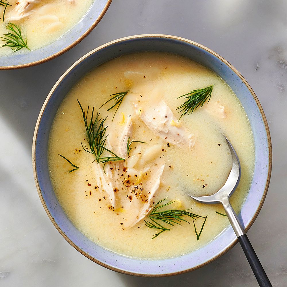 Avgolemono (Greek Lemon Chicken Soup) Recipe Image