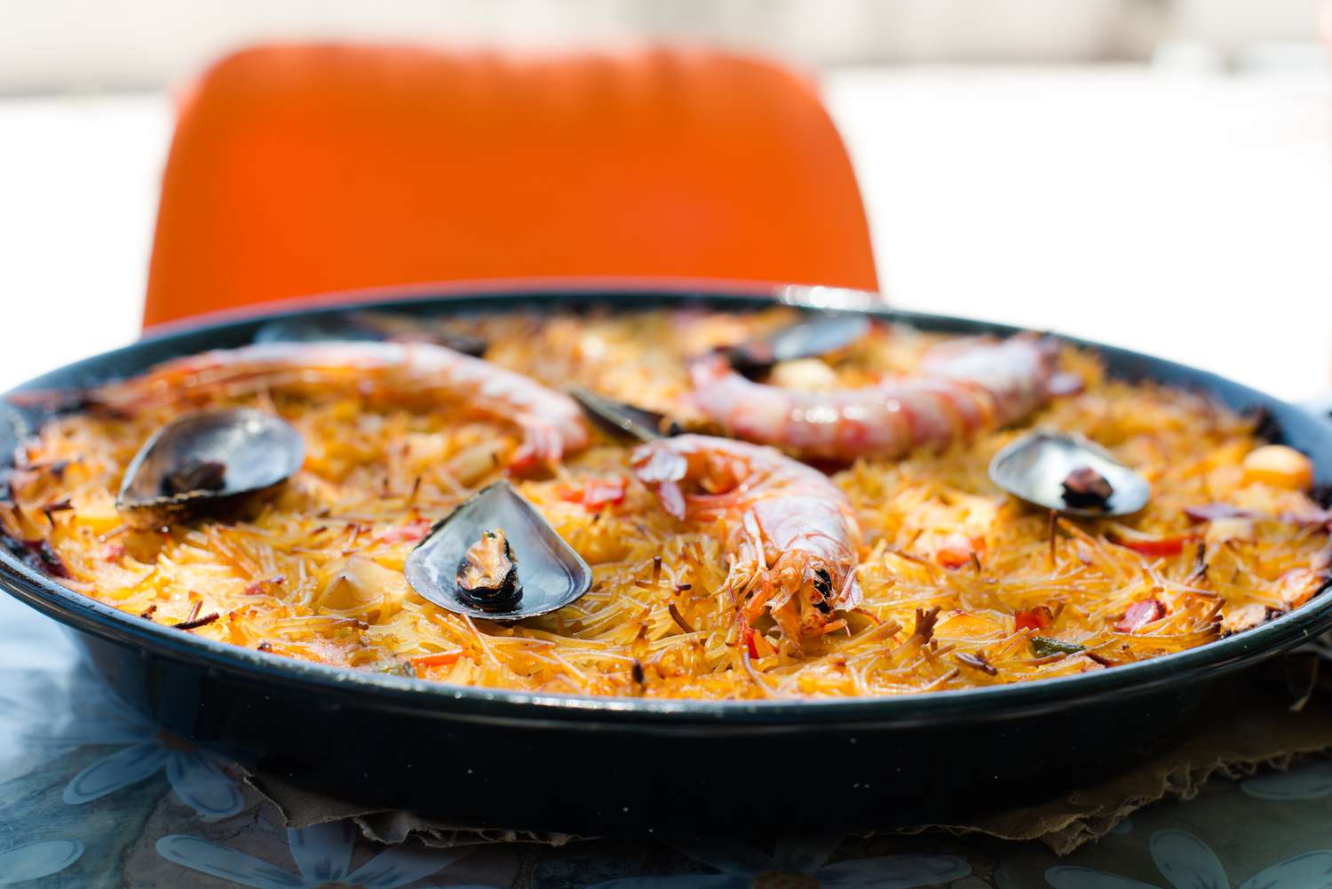 Fideuà: A Delicious Valencian Noodle Paella Recipe Image