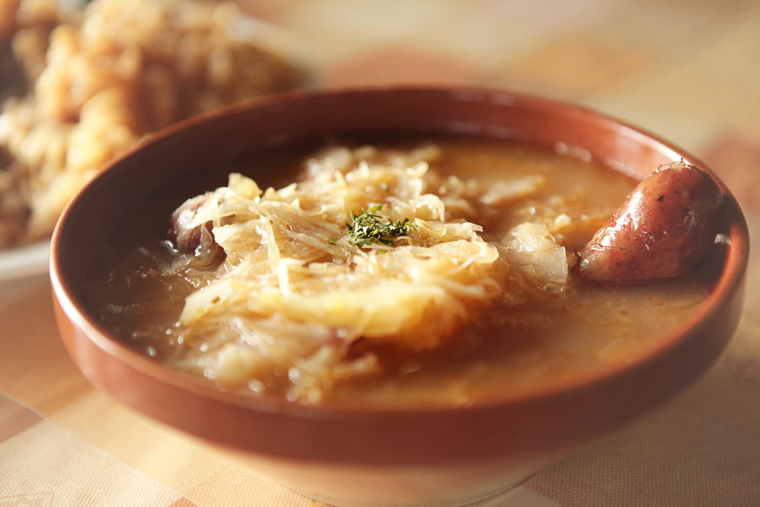 Polish Sauerkraut Soup (Kapusniak) Recipe Image