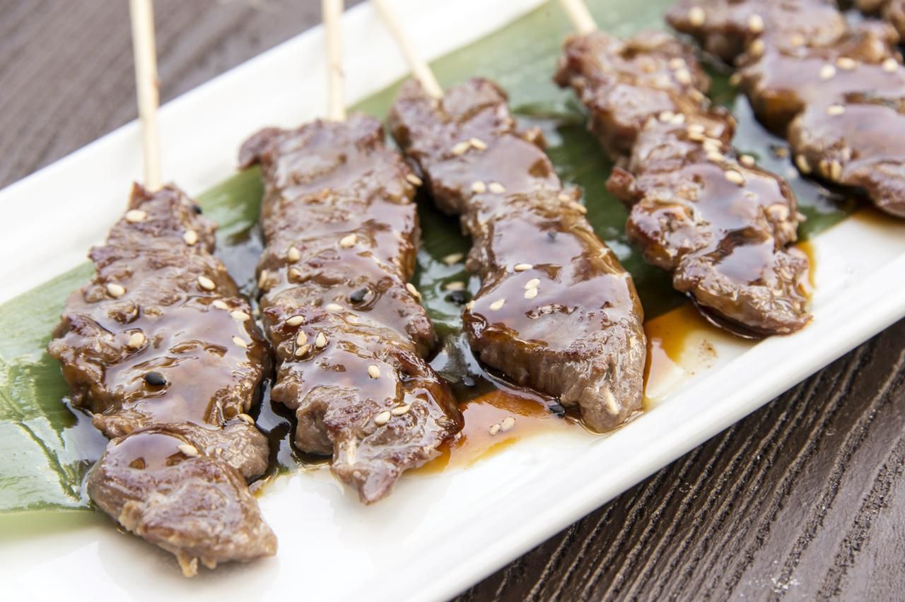 Marinated Thai Beef Satay Recipe Image