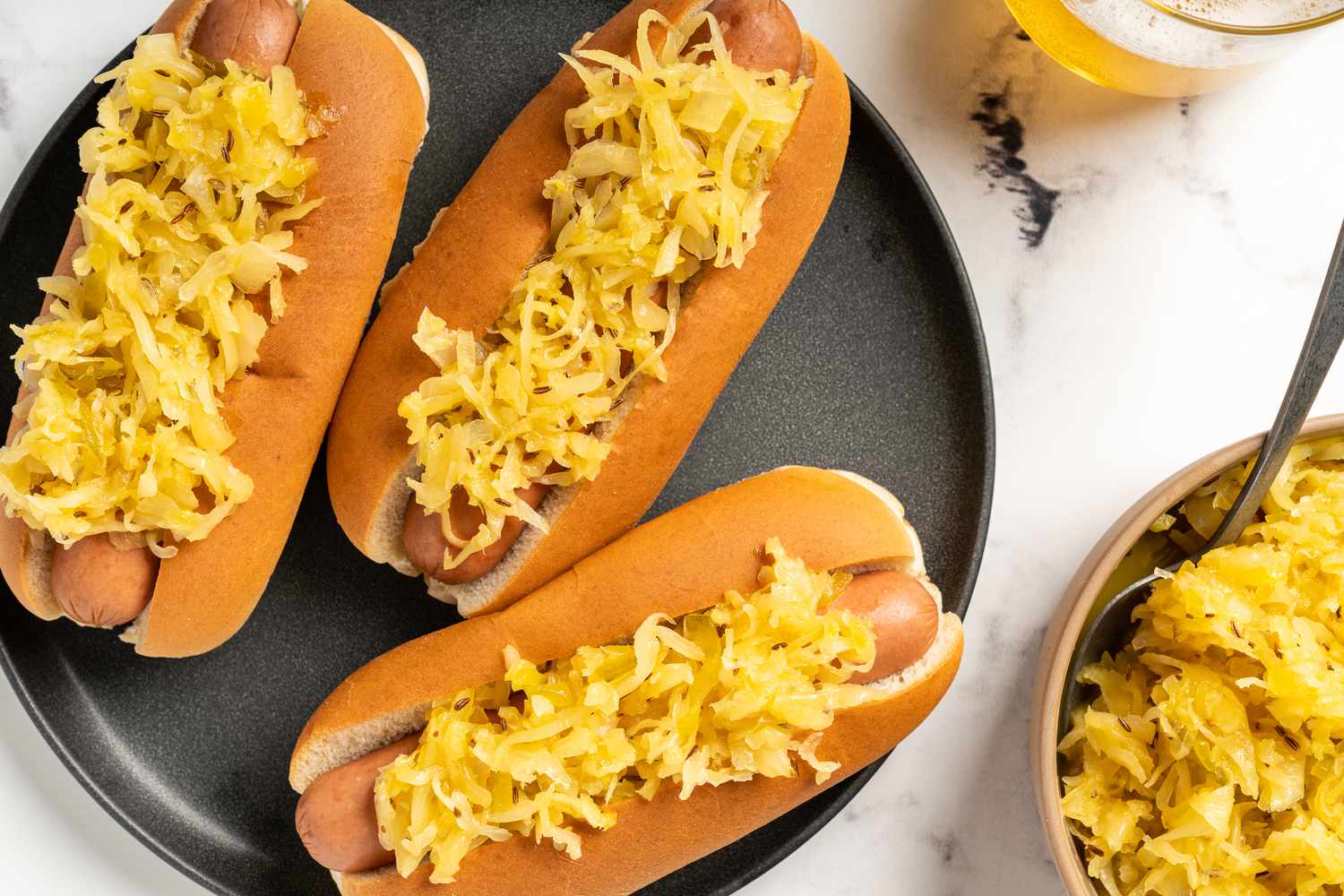 Sauerkraut Hot Dog Topping Recipe Image