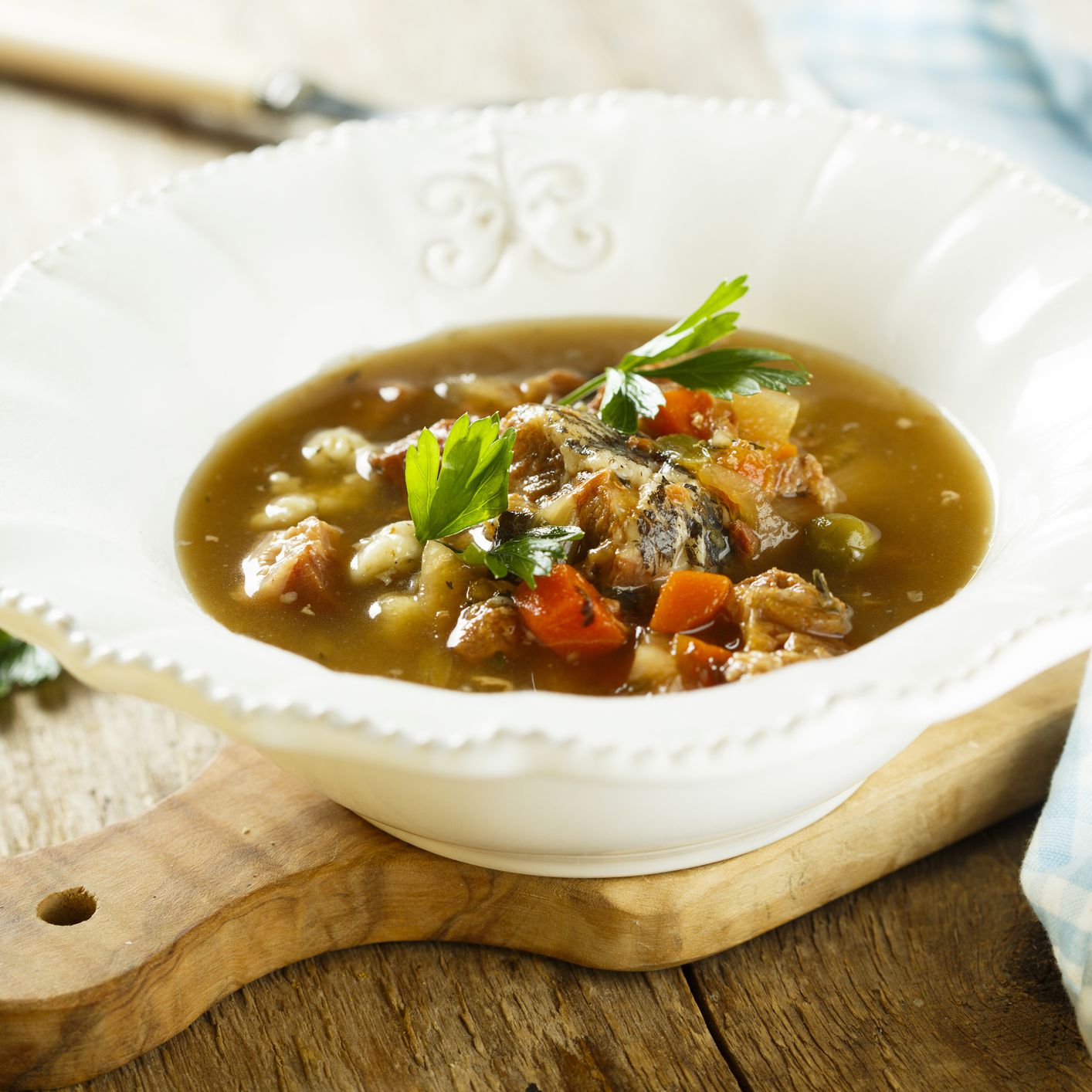 German Eel Soup Recipe Image
