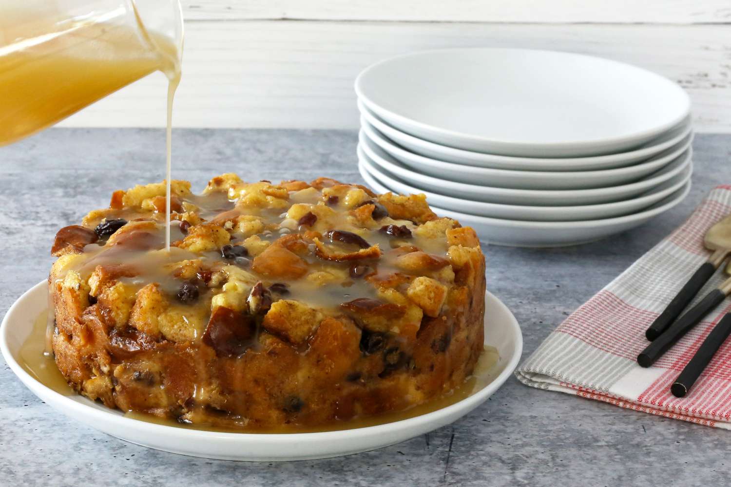 Instant Pot Bread Pudding With Bourbon Sauce Recipe Image