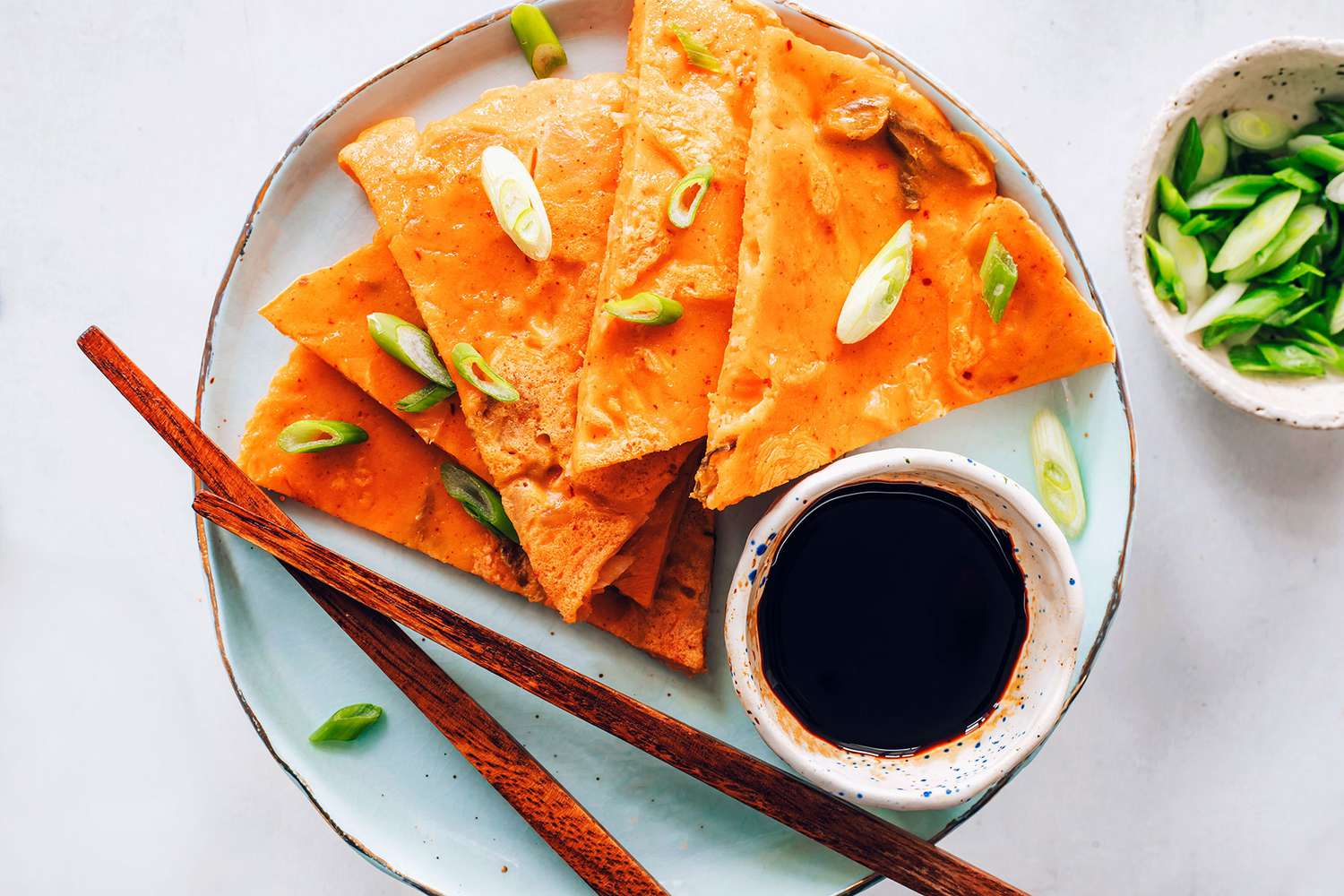 Korean Kimchi Pancakes Recipe Image