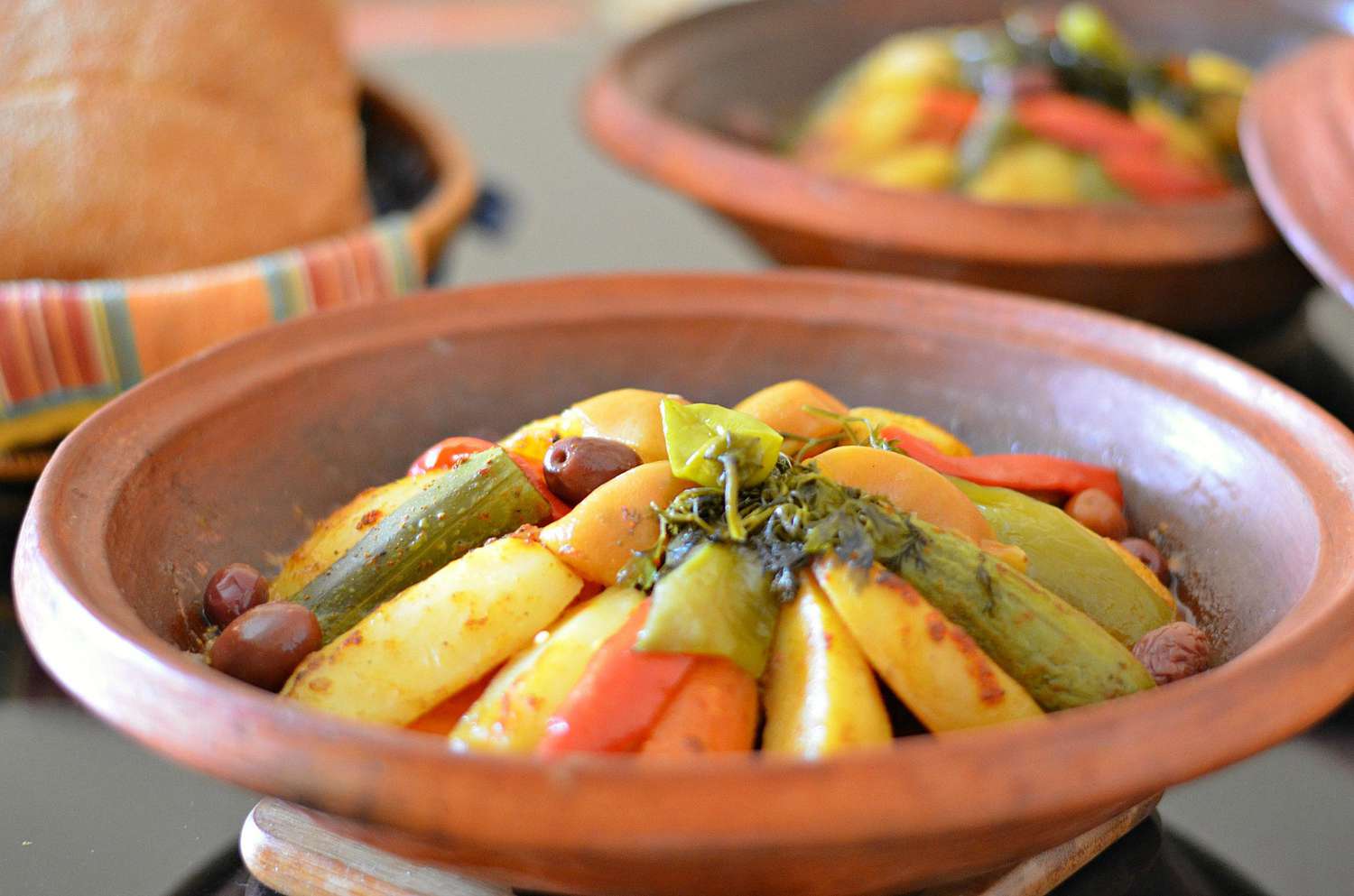 Berber Tagine Recipe with Meat and Vegetables Image