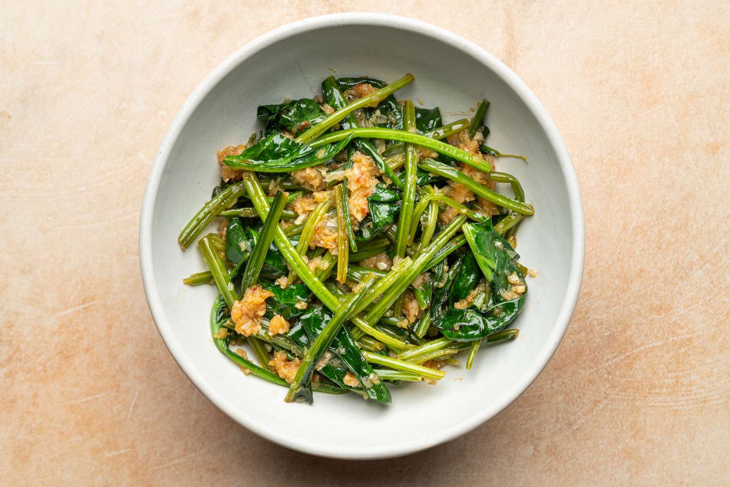 Sambal Kangkung With Shrimp Paste Recipe Image