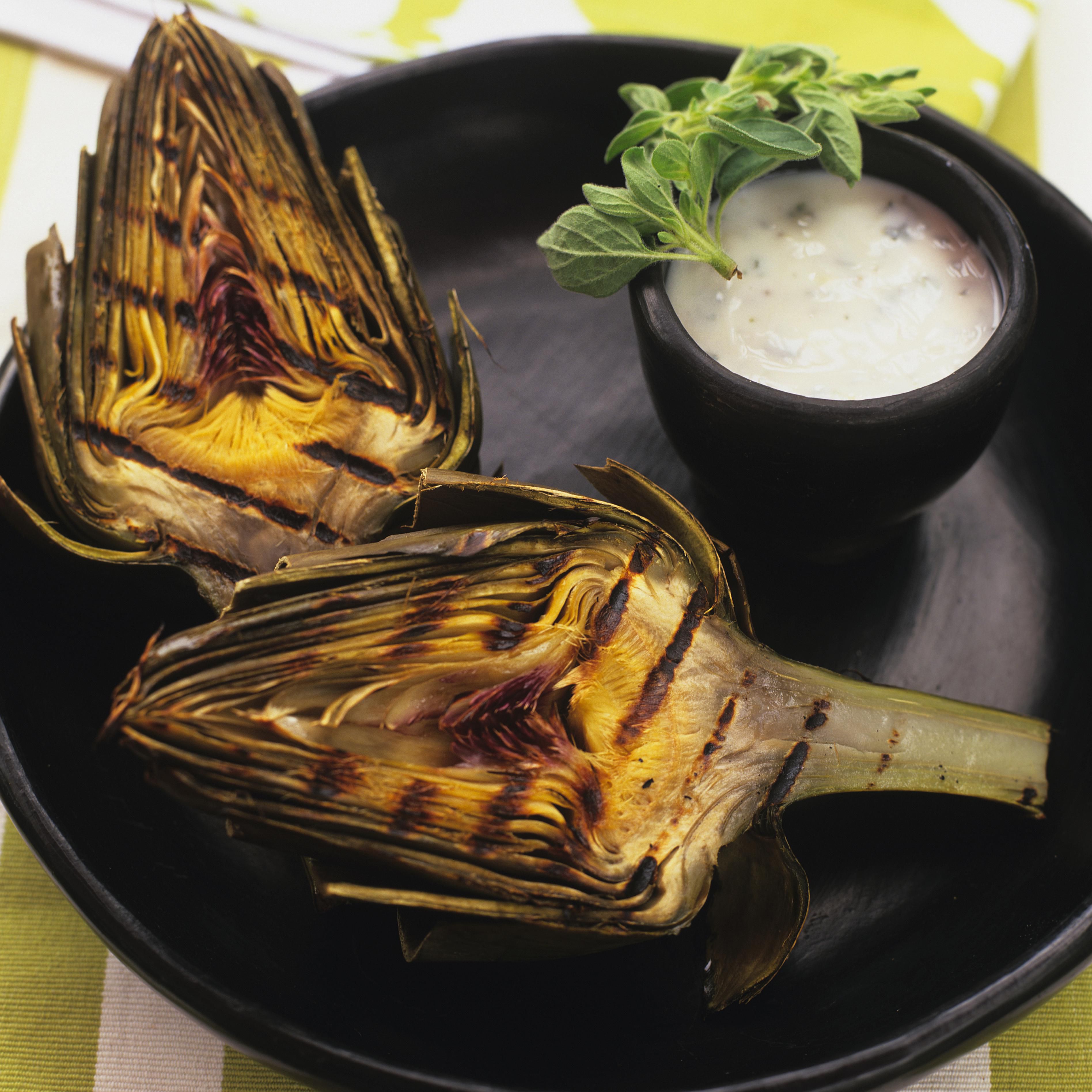 Grilled Artichokes Recipe Image