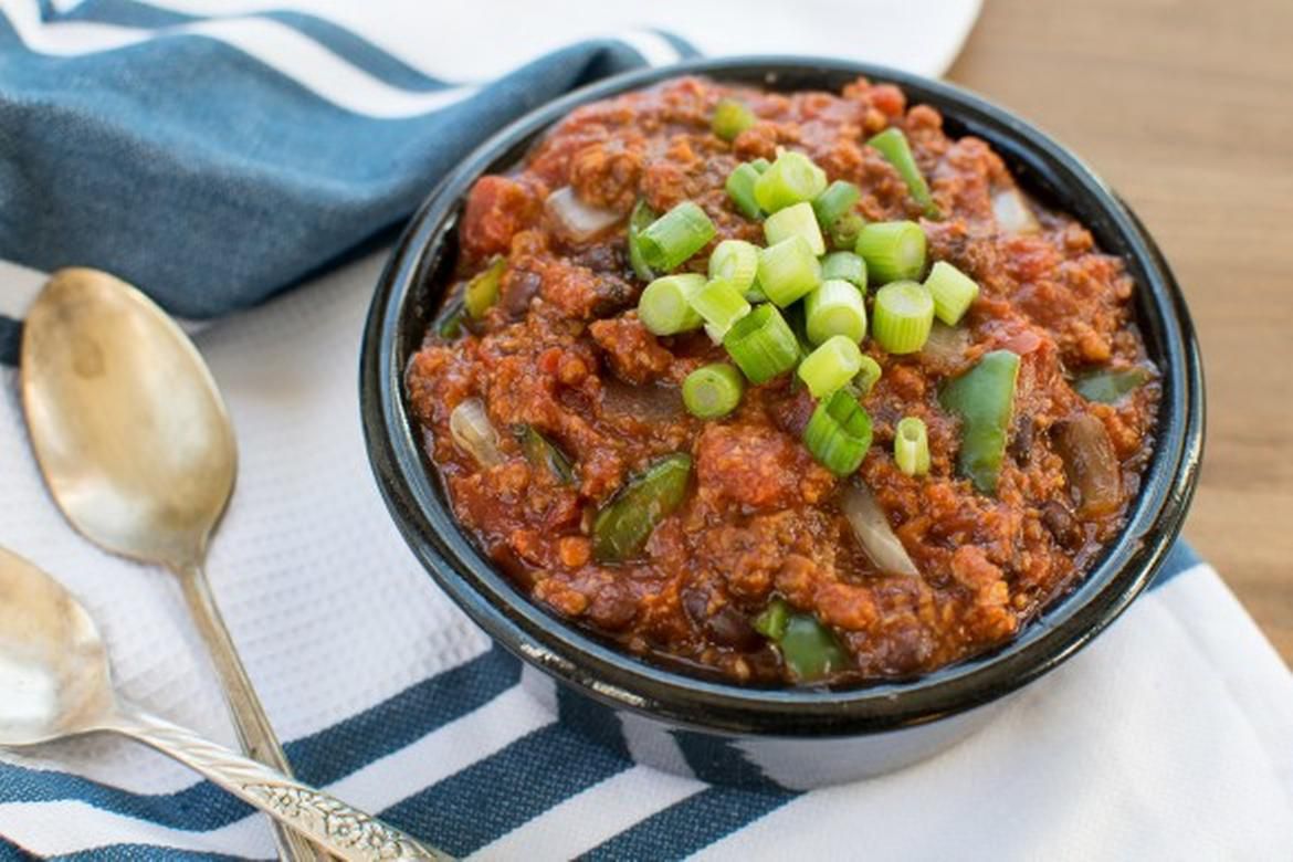 Vegan Chili With Smart Ground Mock Meat Crumbles Recipe Image