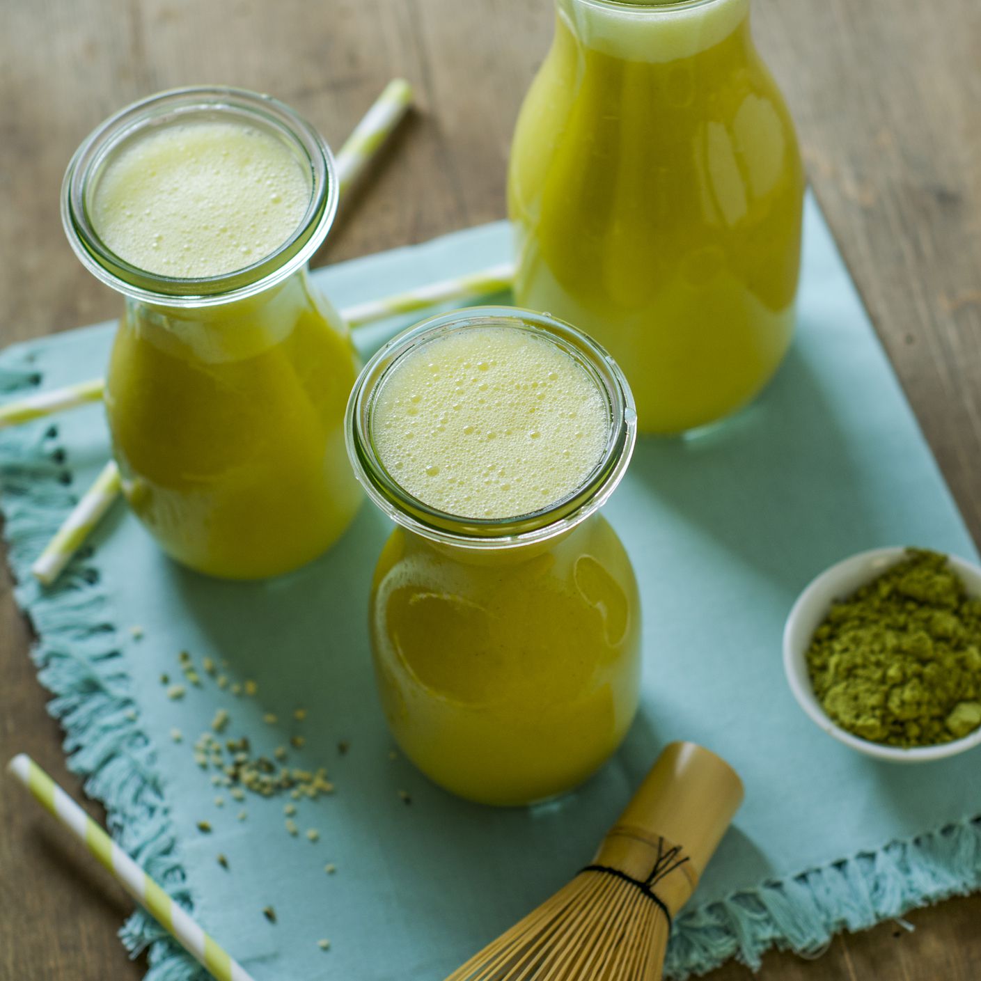 Matcha Green Tea Sorbet Recipe Image