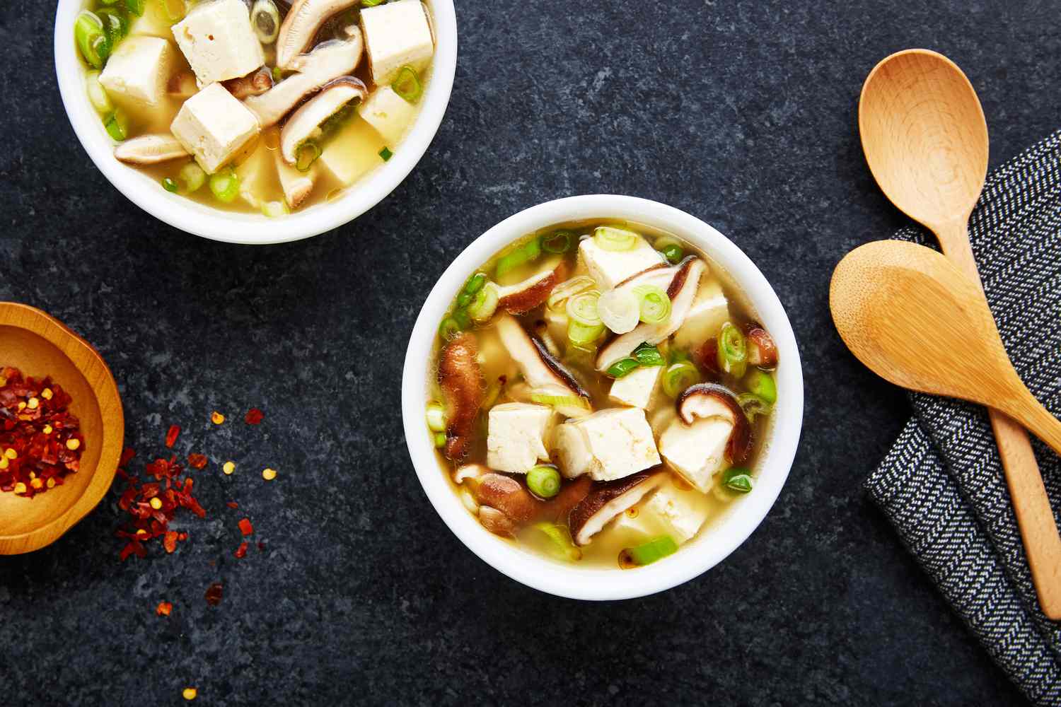 Quick and Easy Vegan Garlic Miso Soup Recipe Image