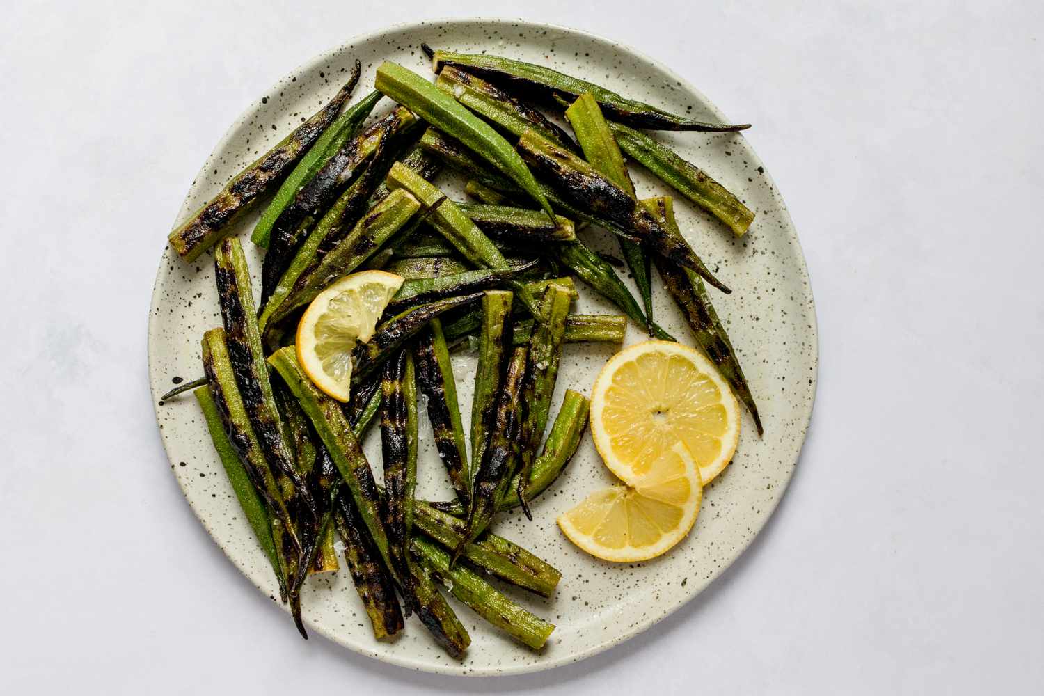Grilled Okra Recipe Image