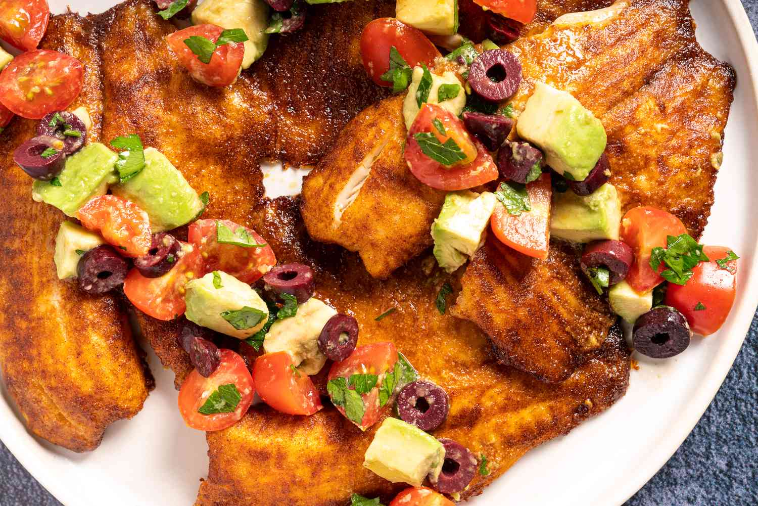 Simple and Tasty Tilapia With Avocado Recipe Image