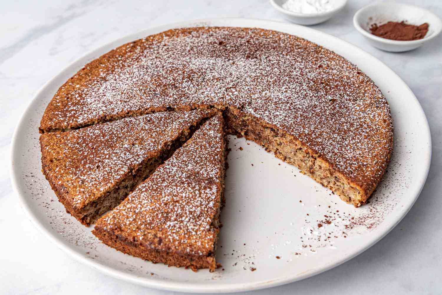 Spanish Chocolate Almond Cake Recipe Image