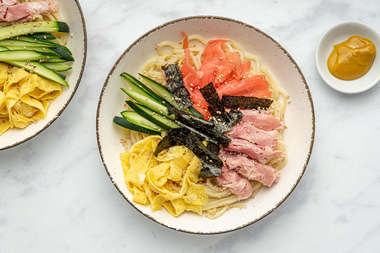 Hiyashi Chuka or Japanese Cold Noodle Recipe Image