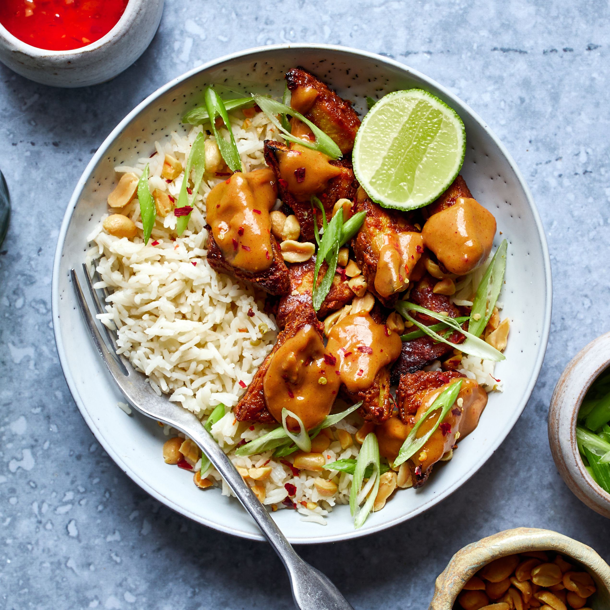 Vegan Thai Tofu Satay Recipe Image
