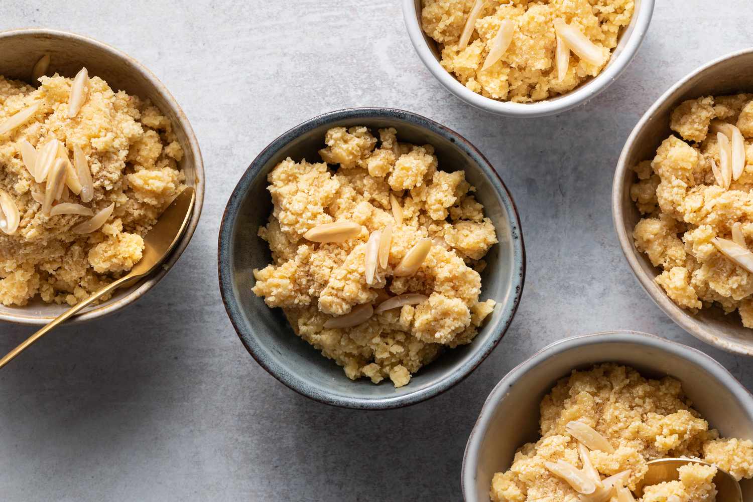 Badam Almond Halwa Indian Dessert Recipe Image