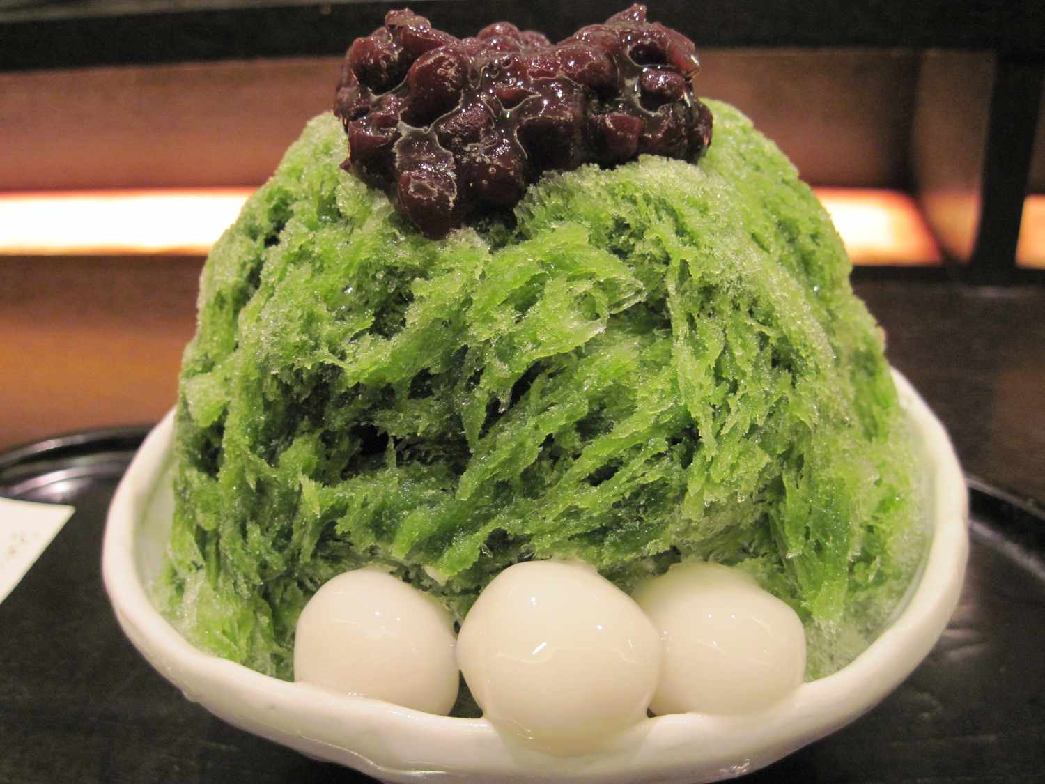 Japanese Ujikintoki Kakigori Recipe Image