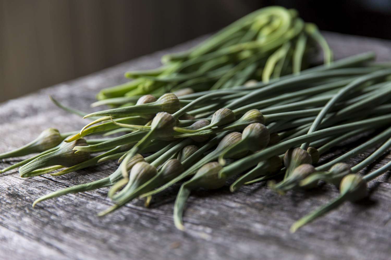 Pickled Garlic Scapes Recipe Image