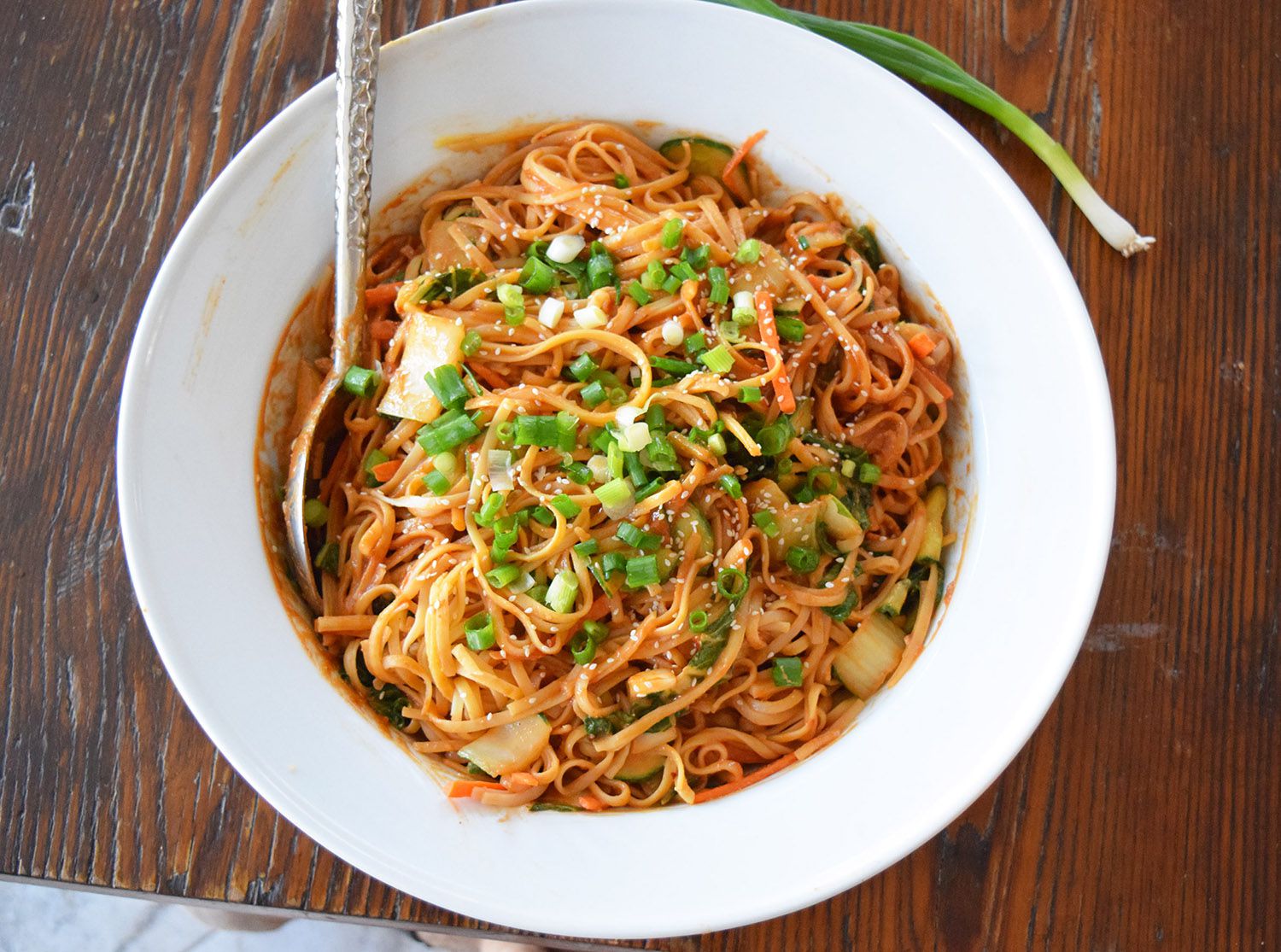 Peanut Thai Pasta Salad Recipe Image