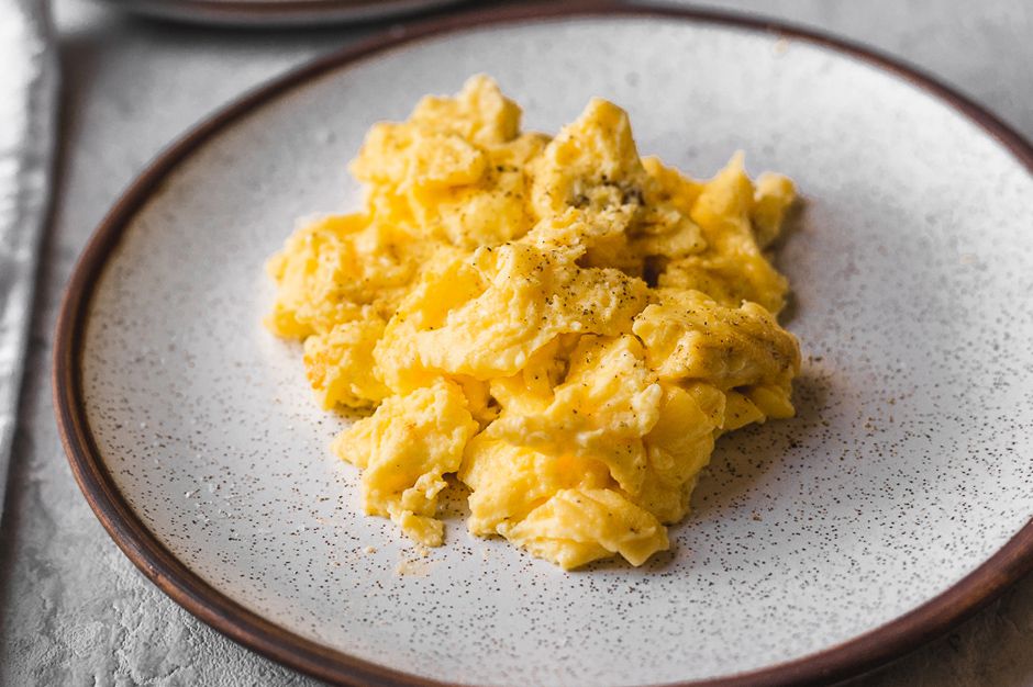 A Recipe for Perfectly Fluffy Scrambled Eggs Image