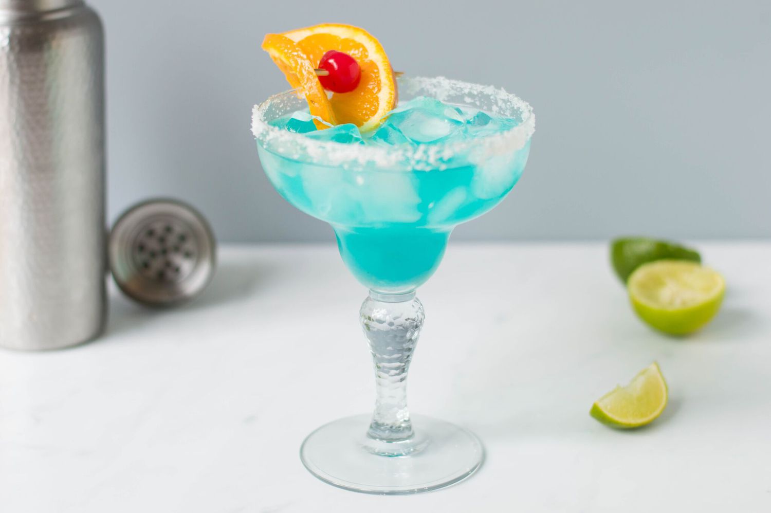 The Easiest Blue Margarita Recipe With Blue Curacao Image
