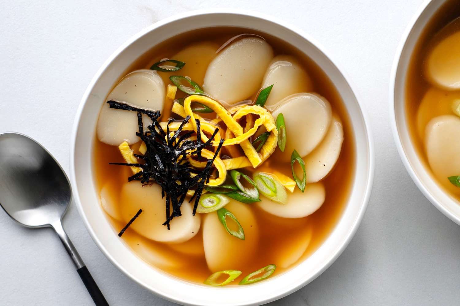 Korean Rice Cake Soup (Duk Guk) Recipe Image